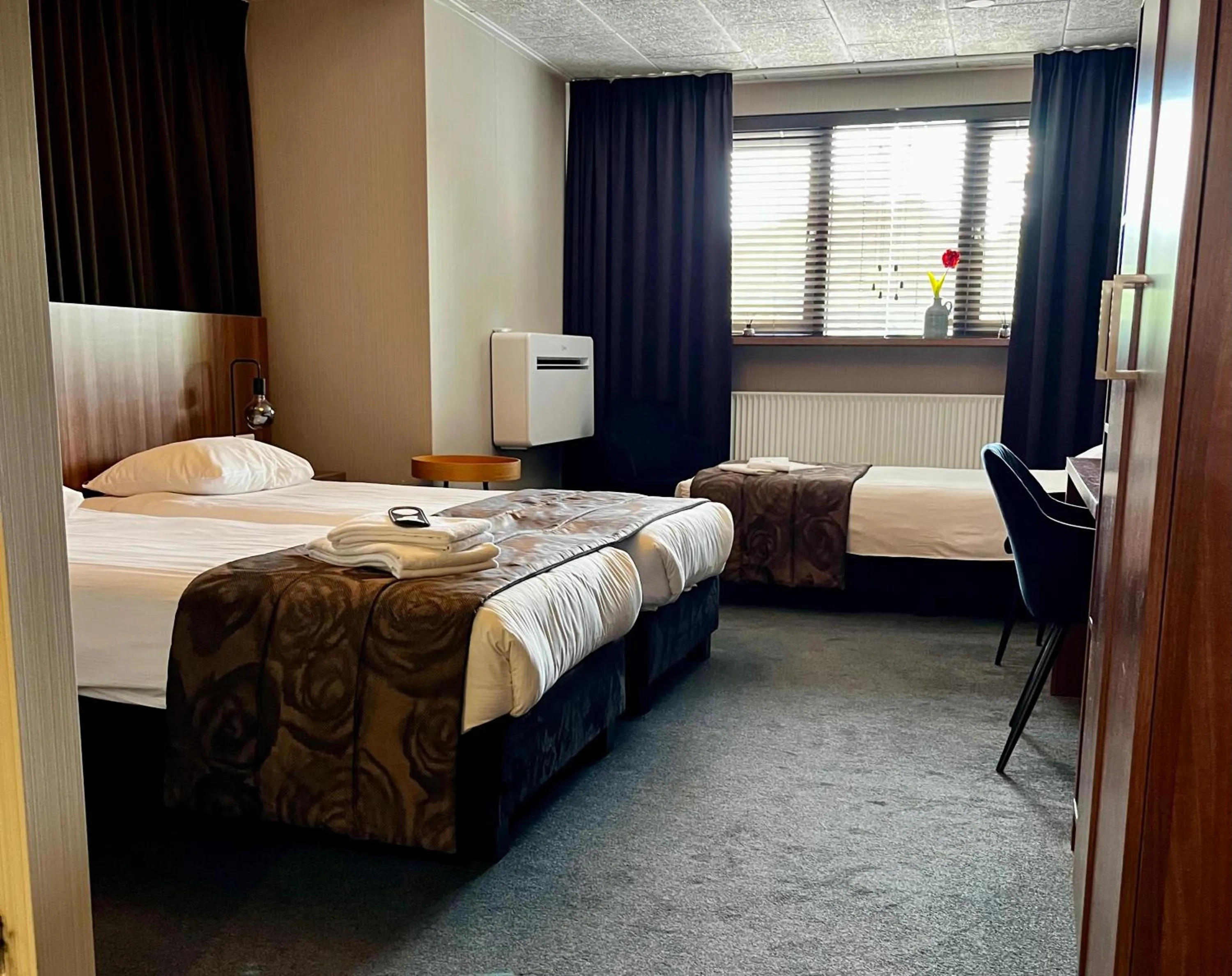 Bed in Hotel De Roode Leeuw Terborg