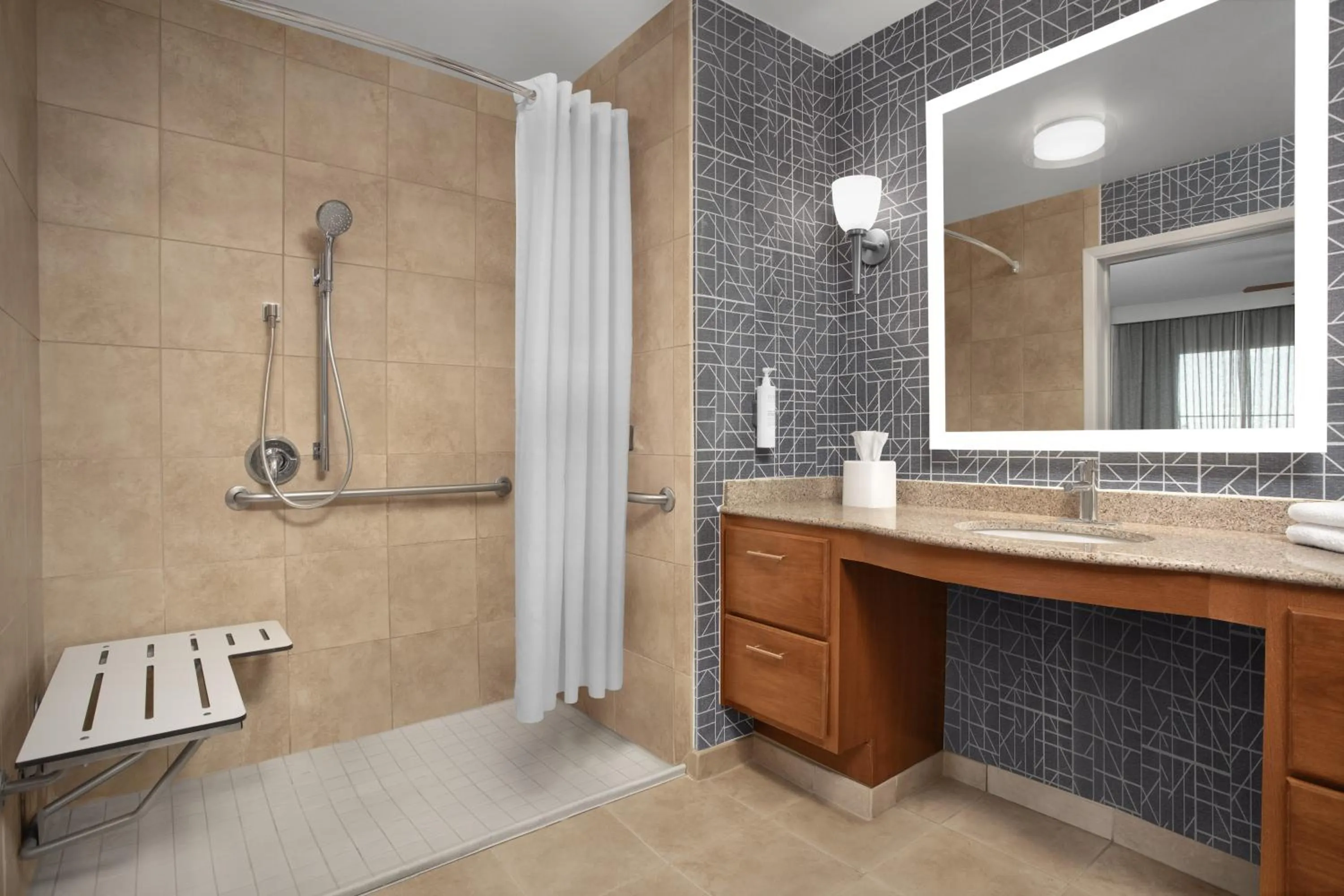 Shower in Homewood Suites by Hilton Yuma