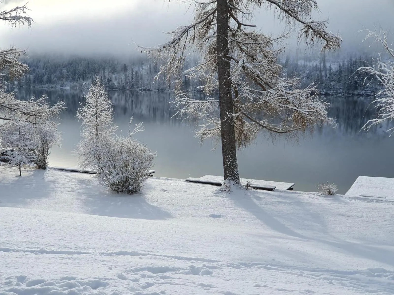 Winter in Exklusive Seeappartements beim Elfenhaus