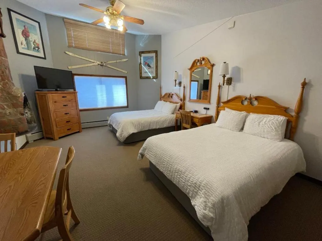 Bed in Tyrolean Lodge