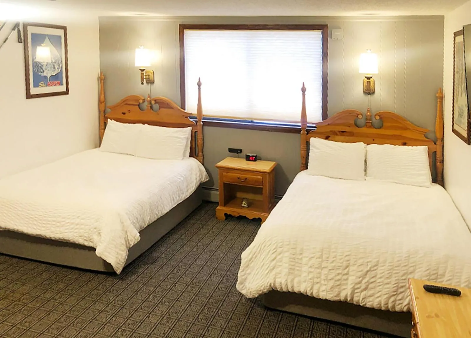 Bed in Tyrolean Lodge