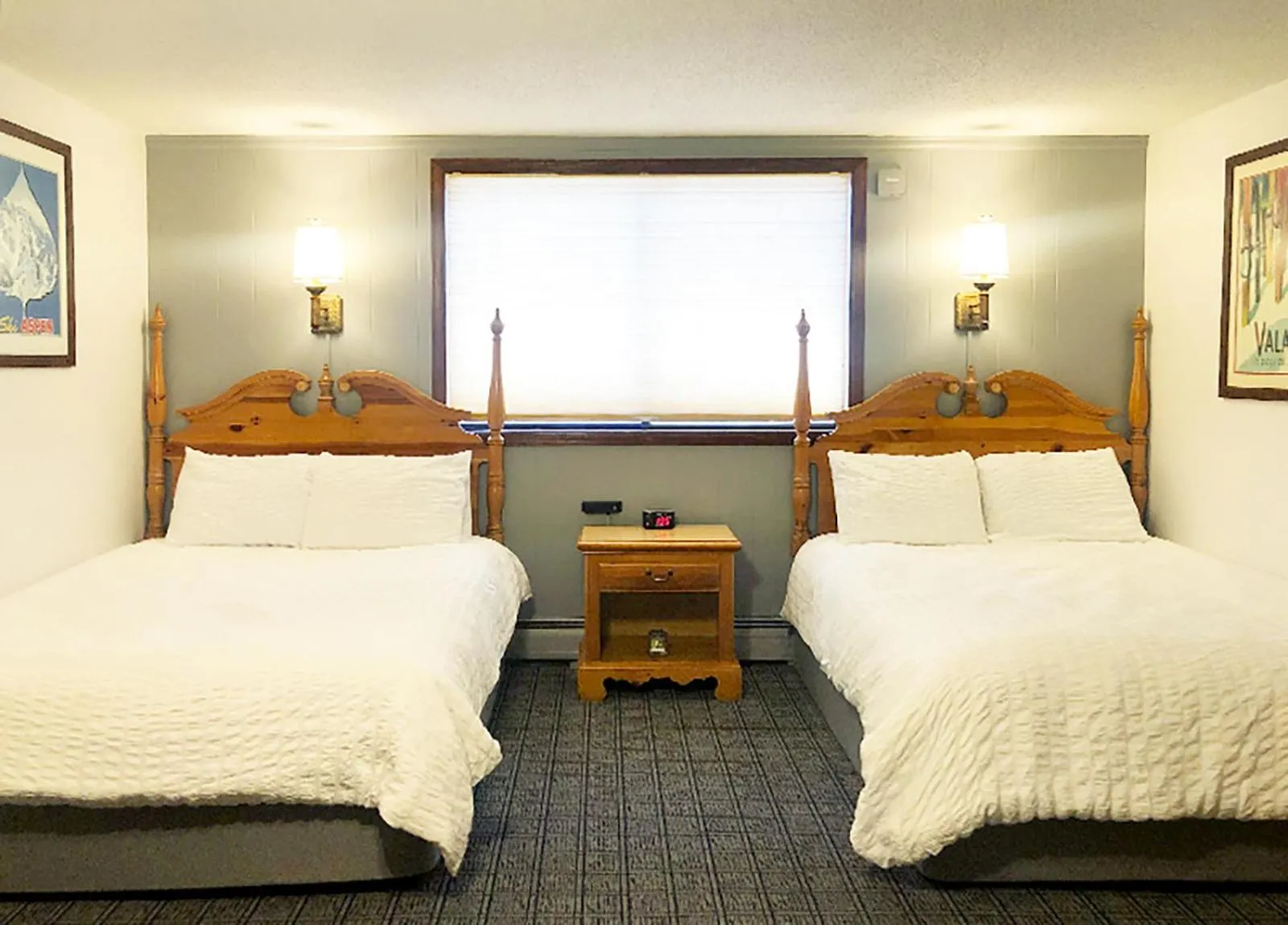 Bed in Tyrolean Lodge