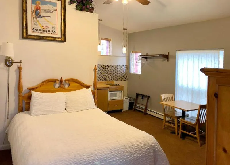 Bed in Tyrolean Lodge