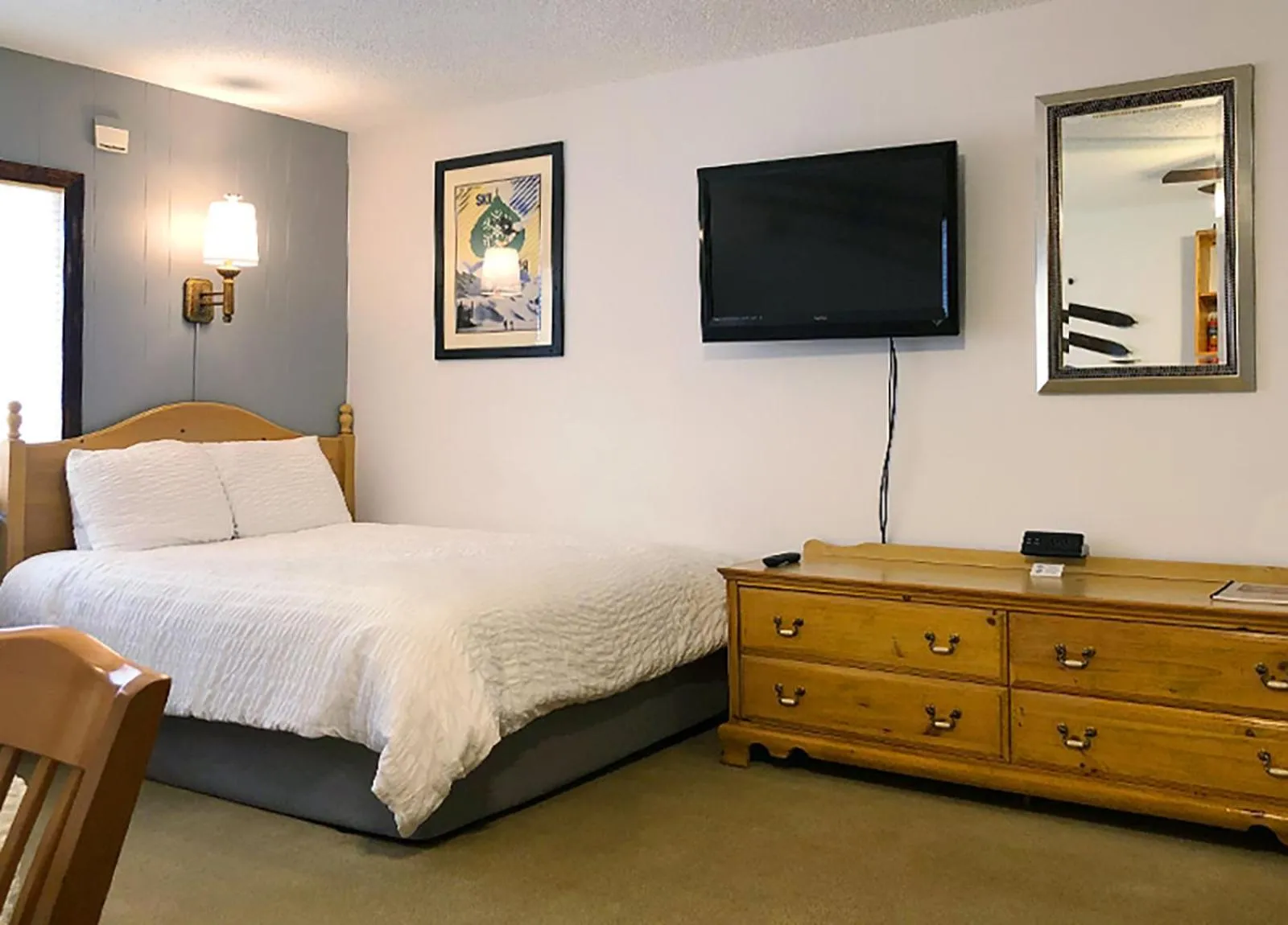 Bed in Tyrolean Lodge