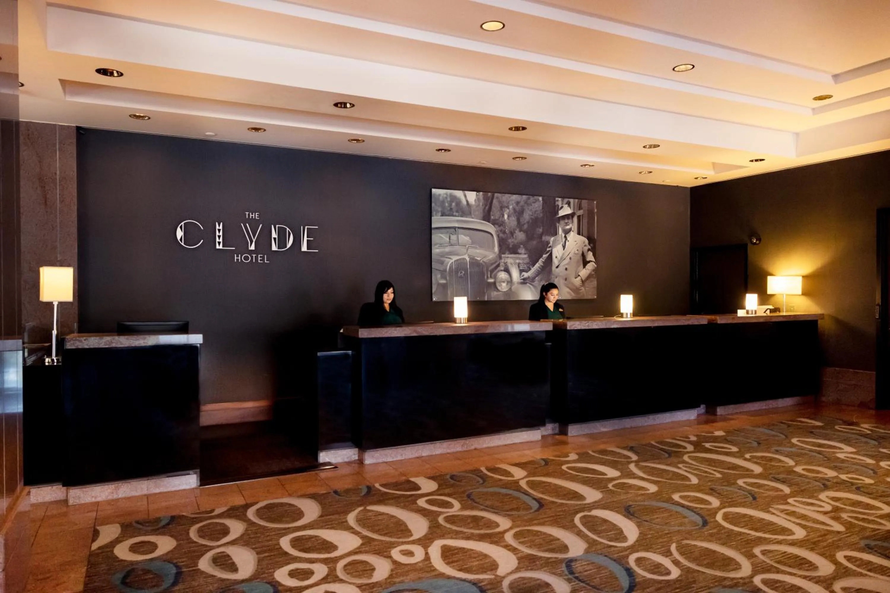 Lobby or reception in The Clyde Hotel