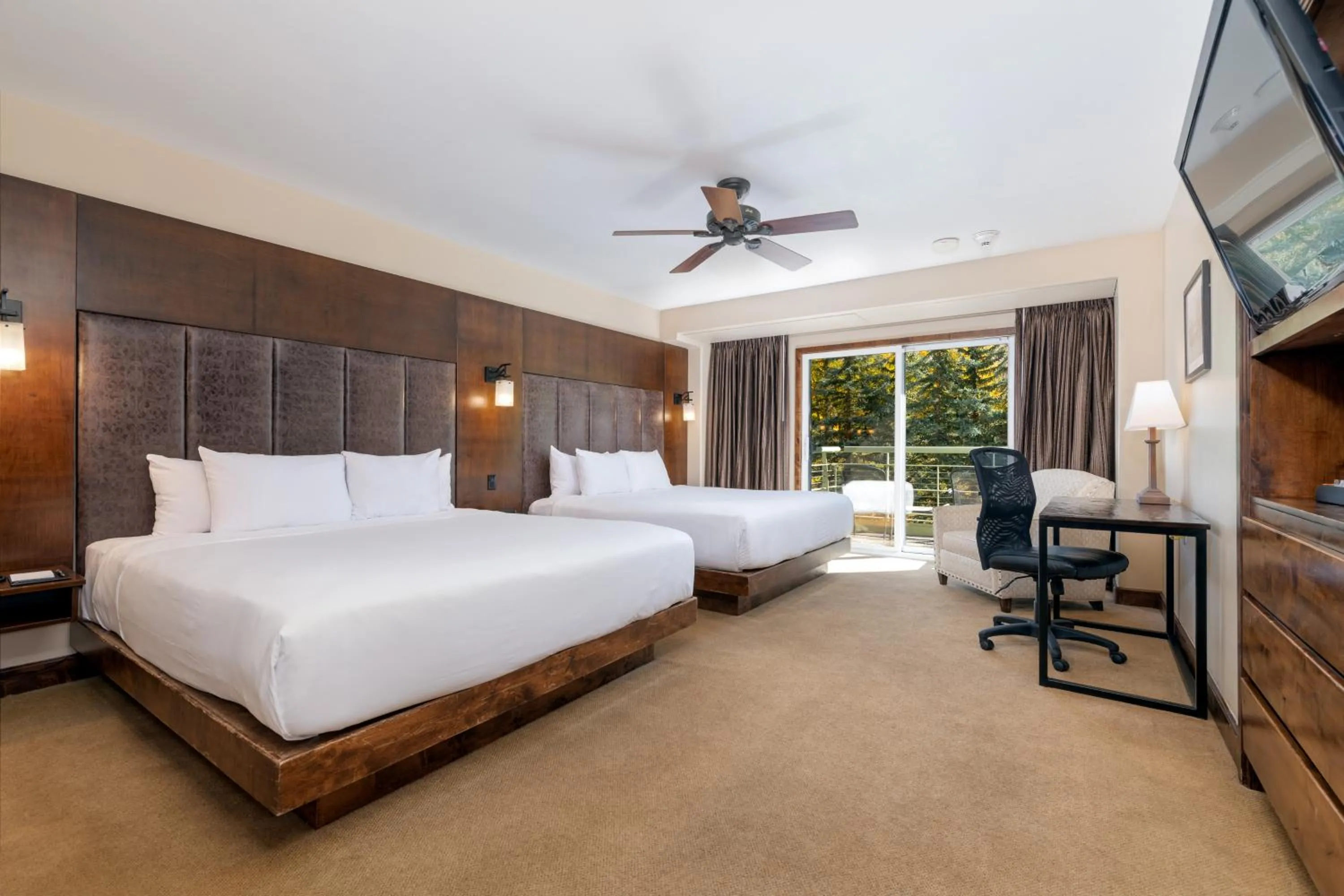 Bed in The Peaks Resort and Spa