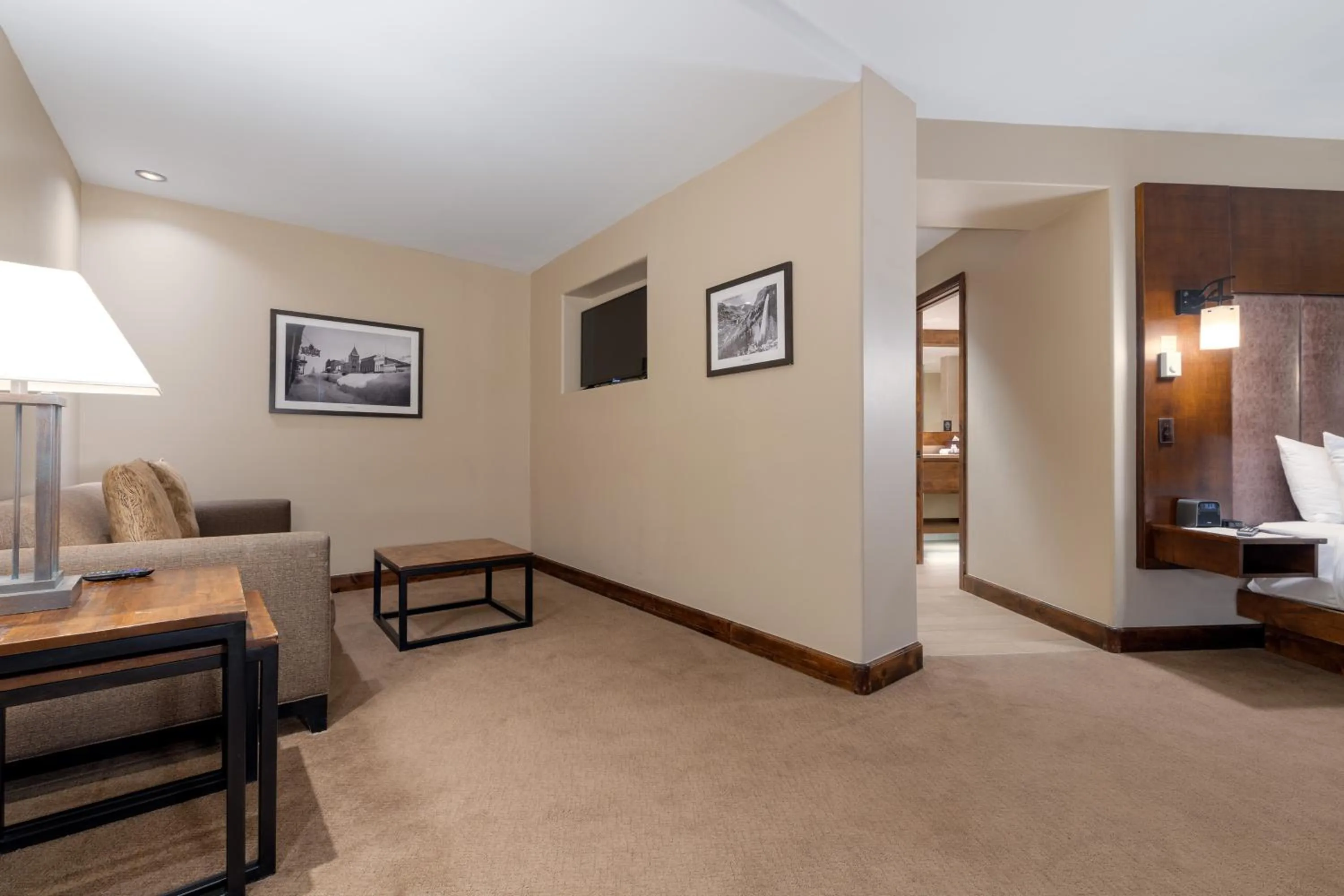 Bed in The Peaks Resort and Spa