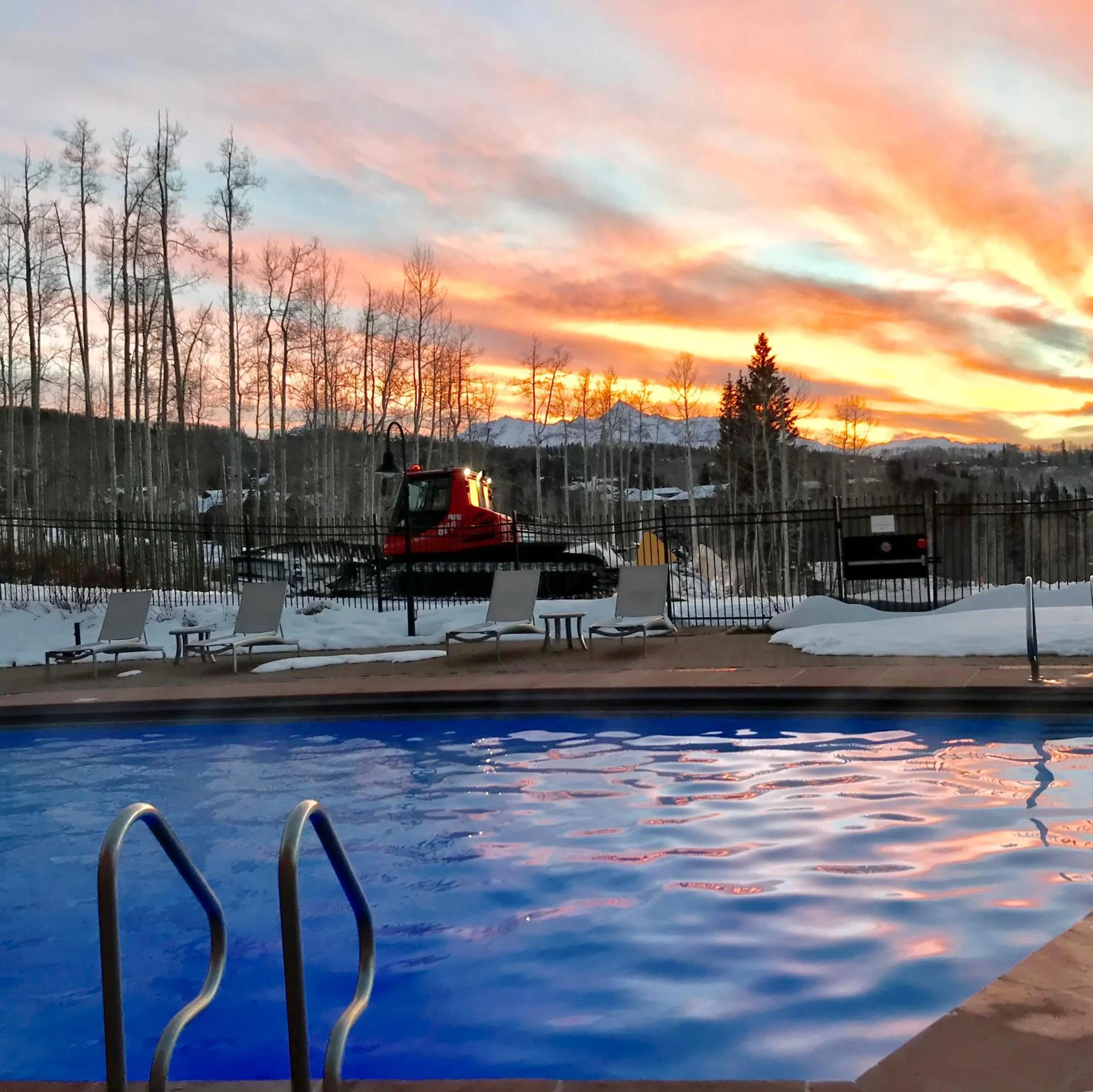 Pool view in The Peaks Resort and Spa