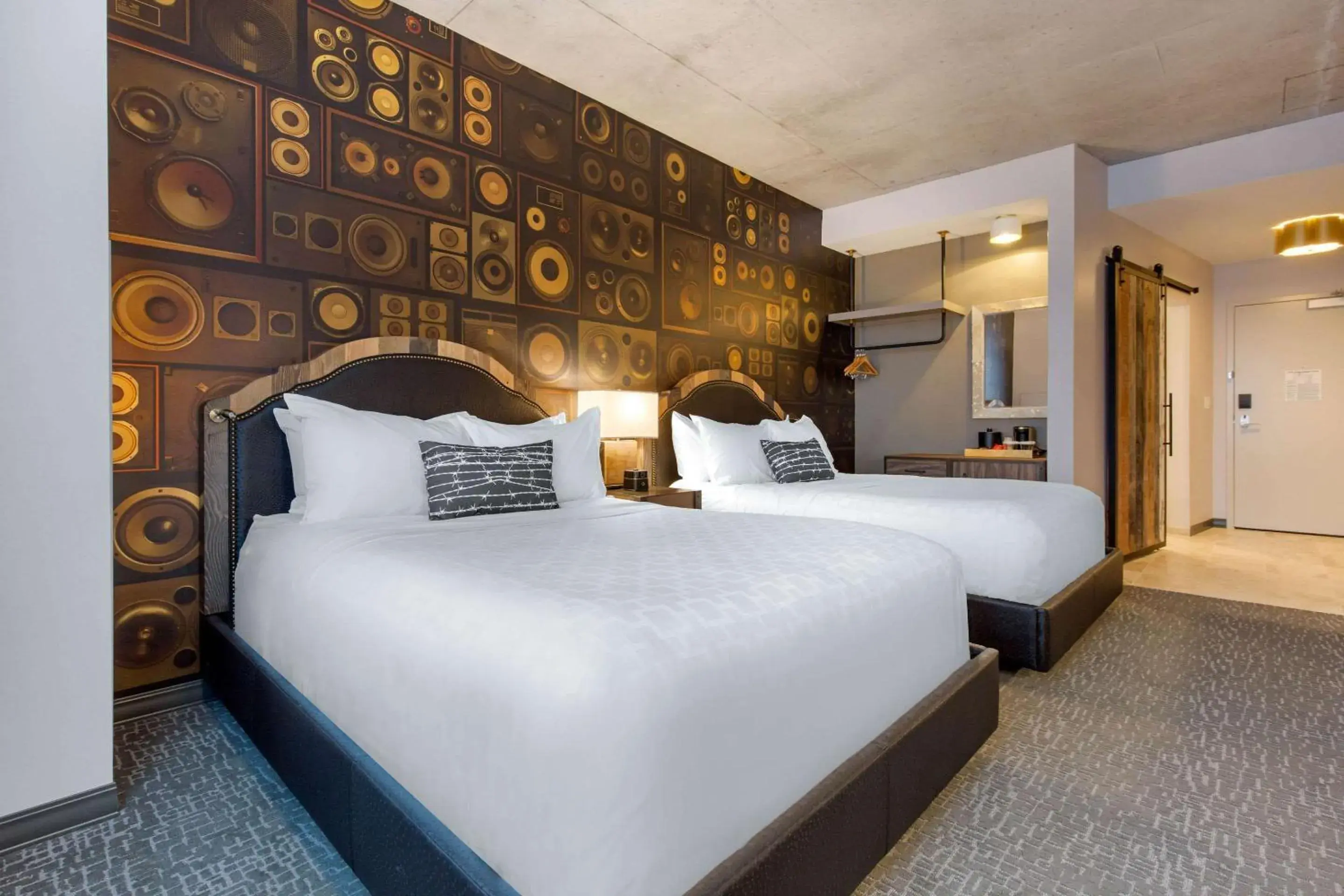 Queen Room with Two Queen Beds - Non-Smoking in Cambria Hotel Nashville Downtown Queen Room with Two Queen Beds - Non-Smoking in Cambria Hotel Nashville Downtown