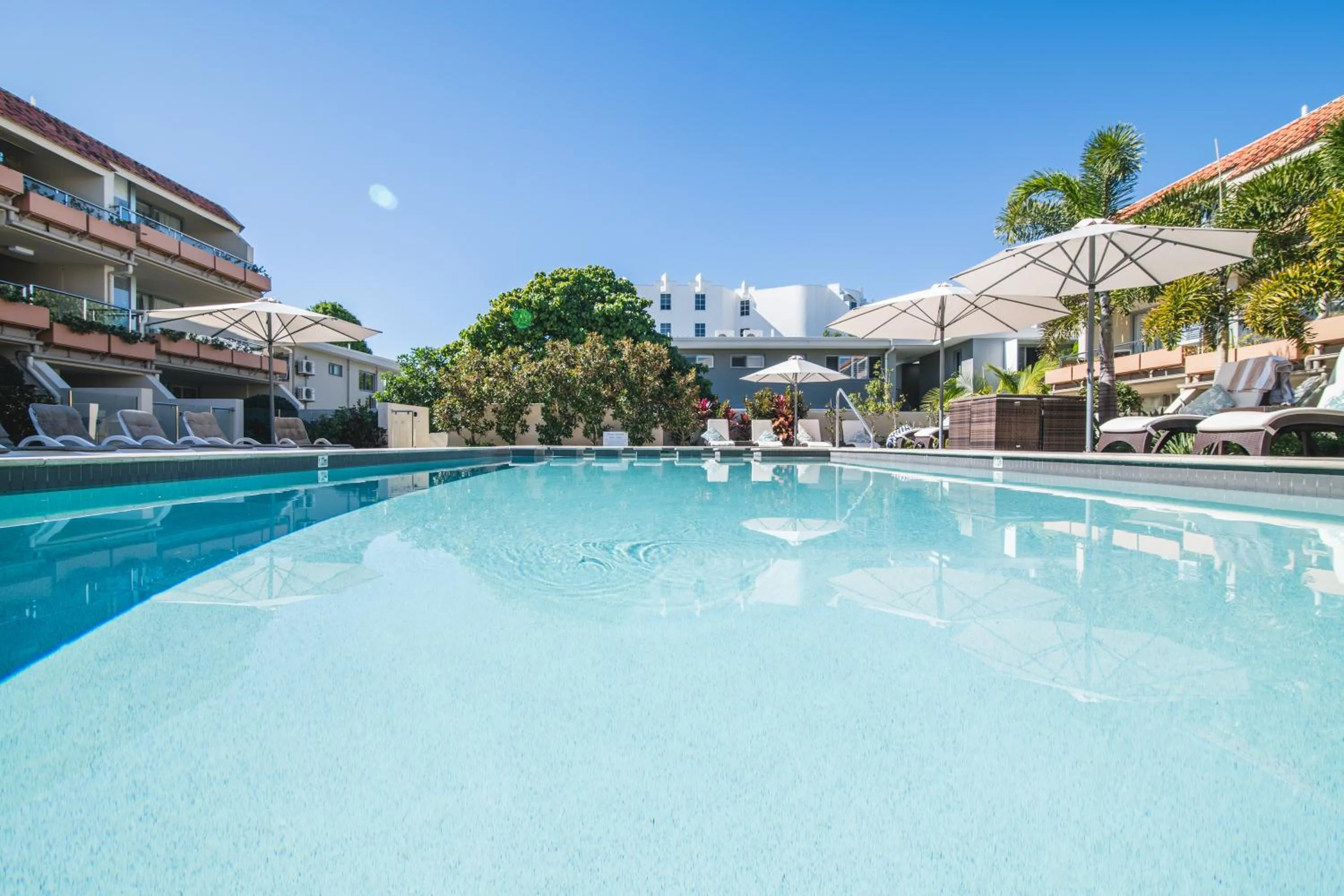 Swimming pool in Hotel Laguna