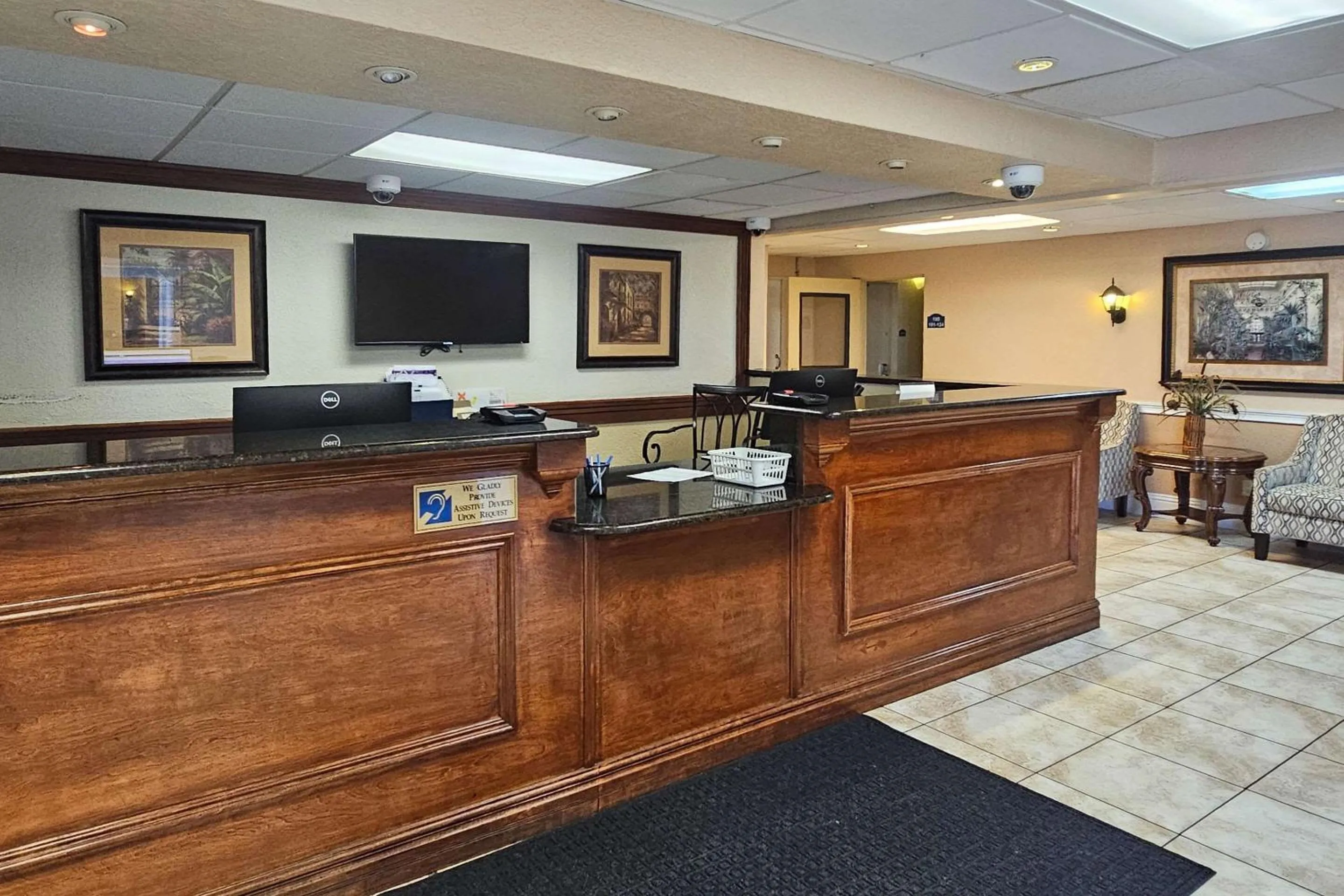 Lobby or reception, Lobby/Reception in Travelodge by Wyndham Fort Myers