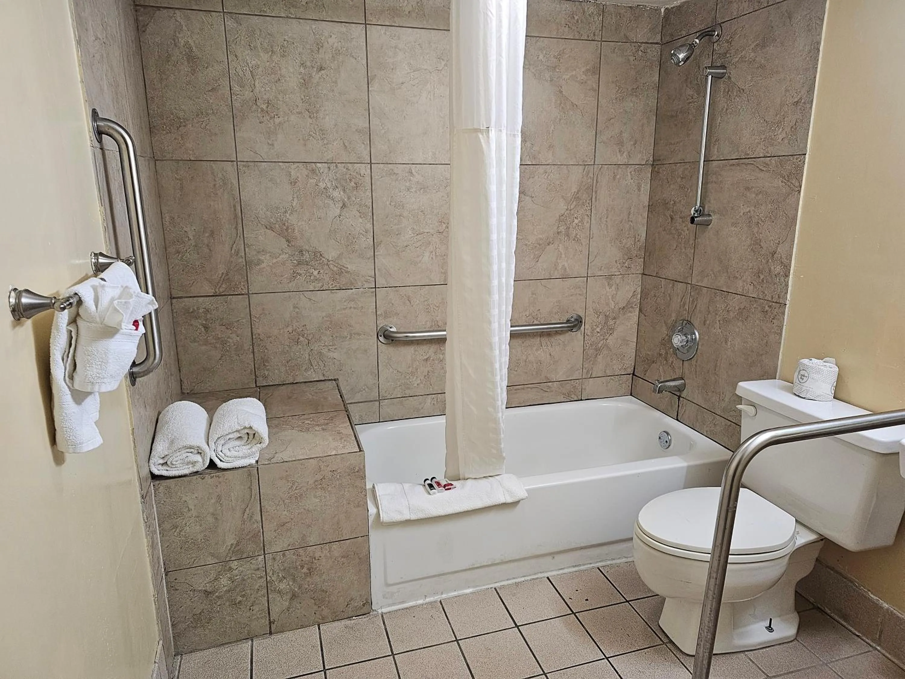 Bathroom in Travelodge by Wyndham Fort Myers