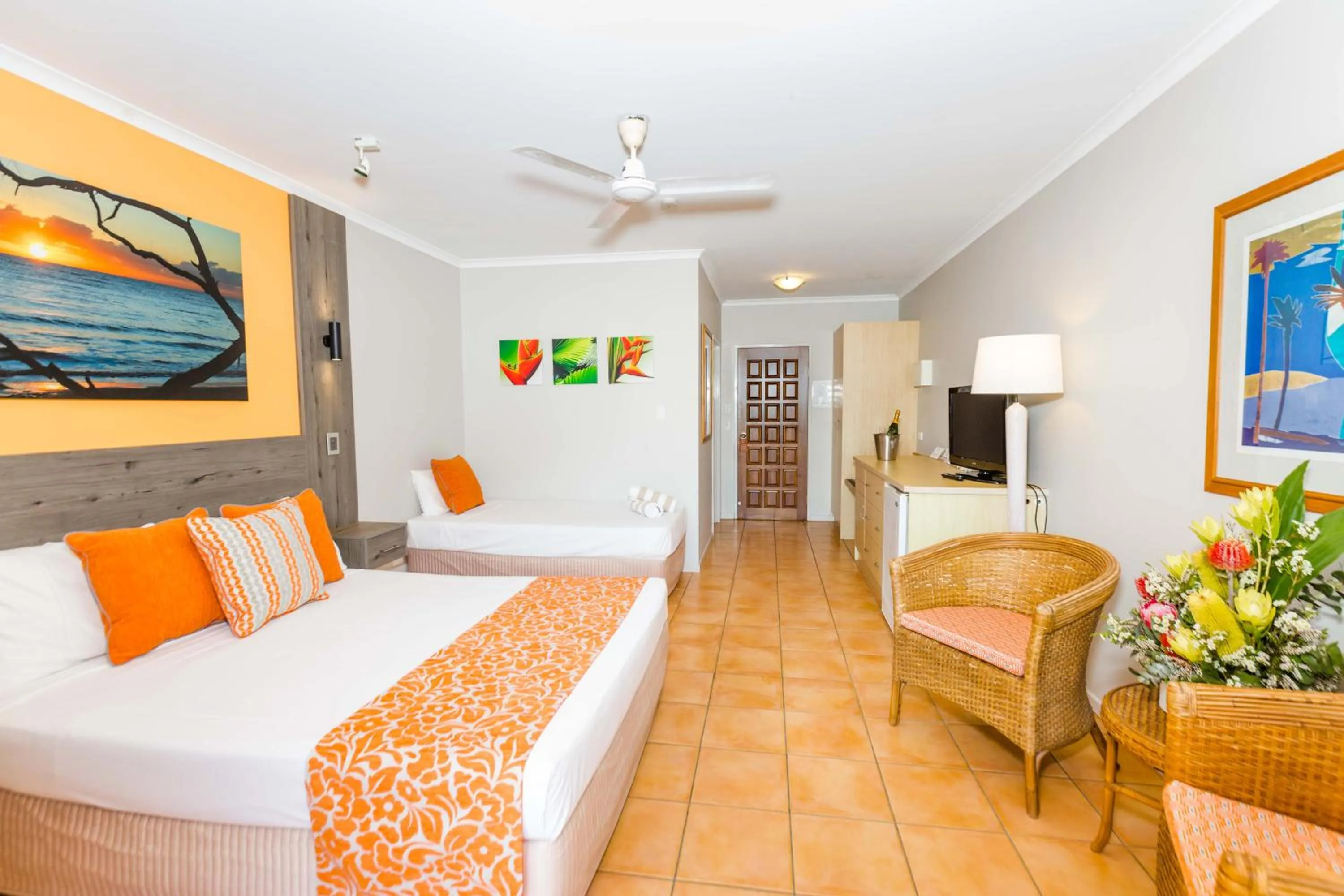 Photo of the whole room, Bed in Turtle Cove Beach Resort - Adults Only LGBTQIA & Allies