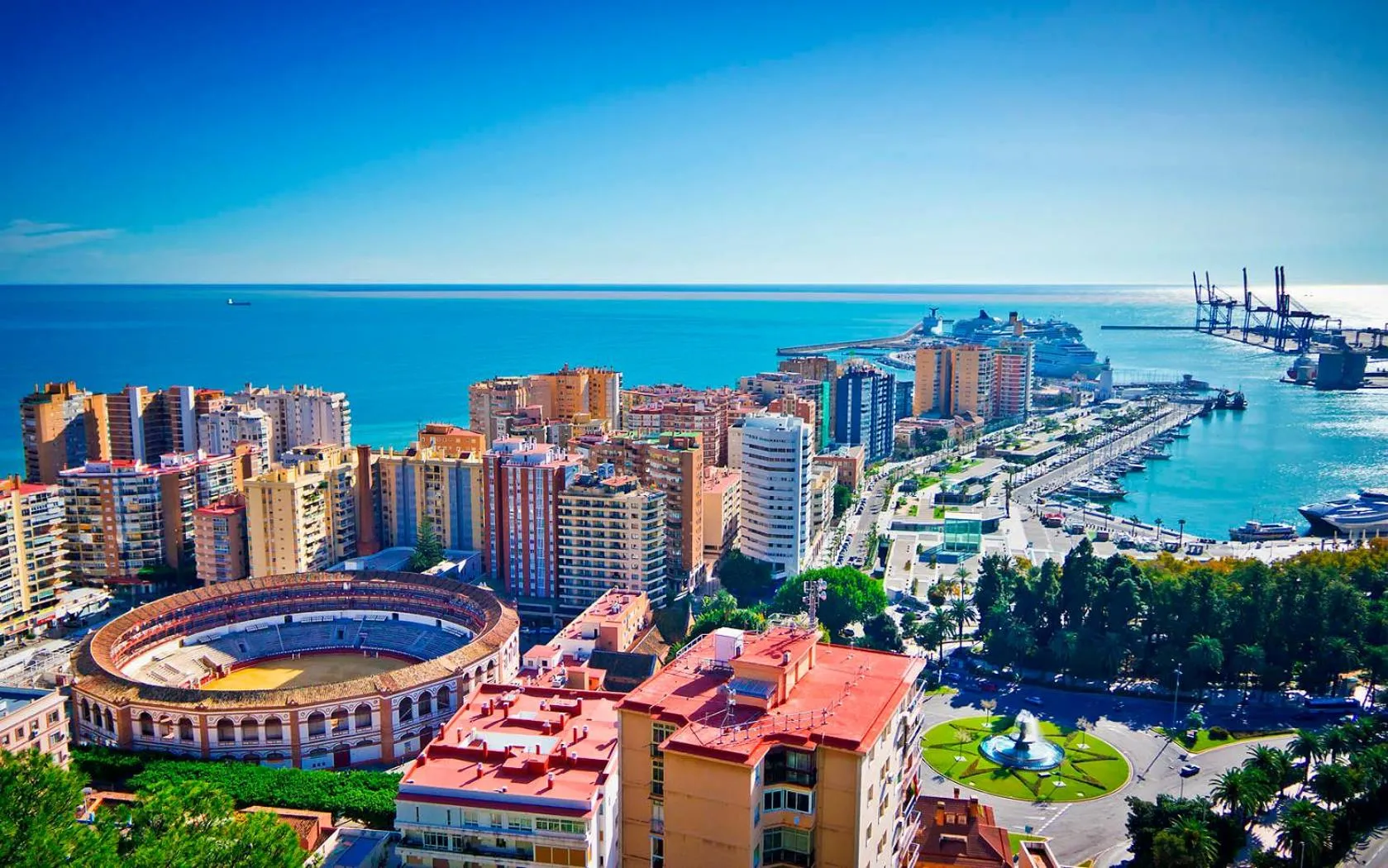 Bird's eye view in Carretería Center Apartments