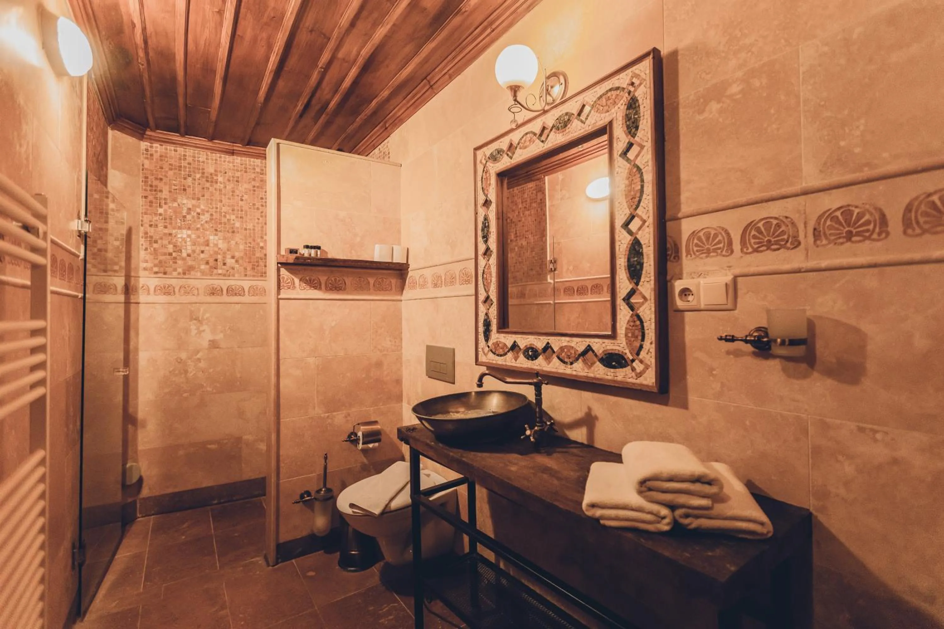 Bathroom in La maison de Şişik