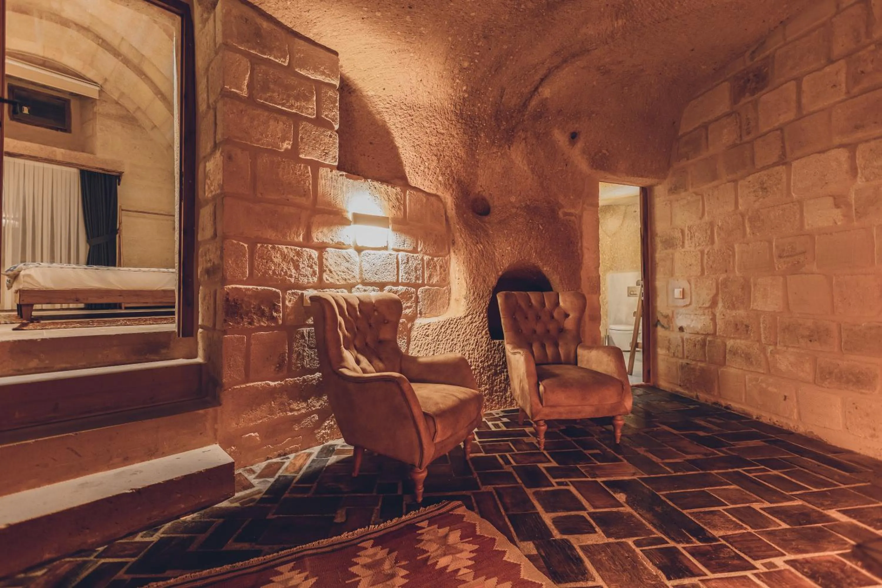 Seating area in La maison de Şişik