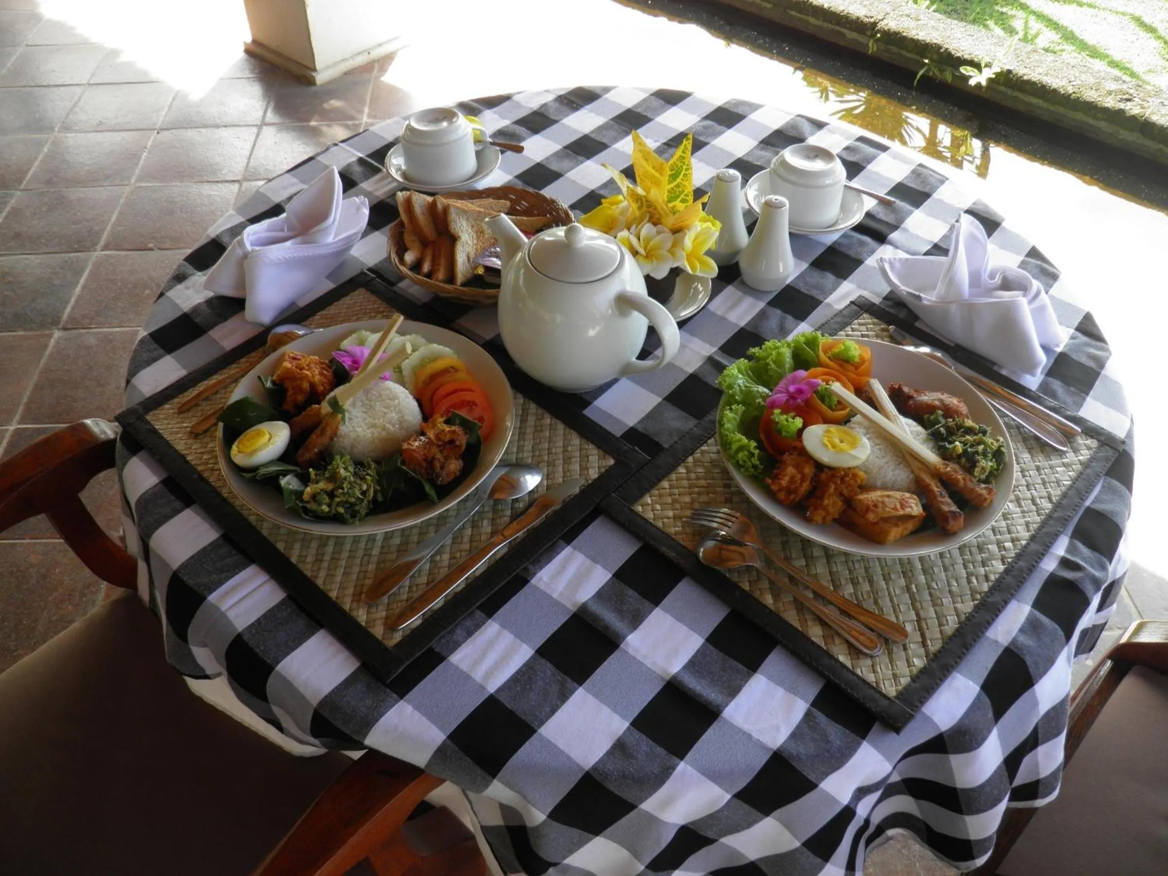 Food in Bumi Ubud Resort