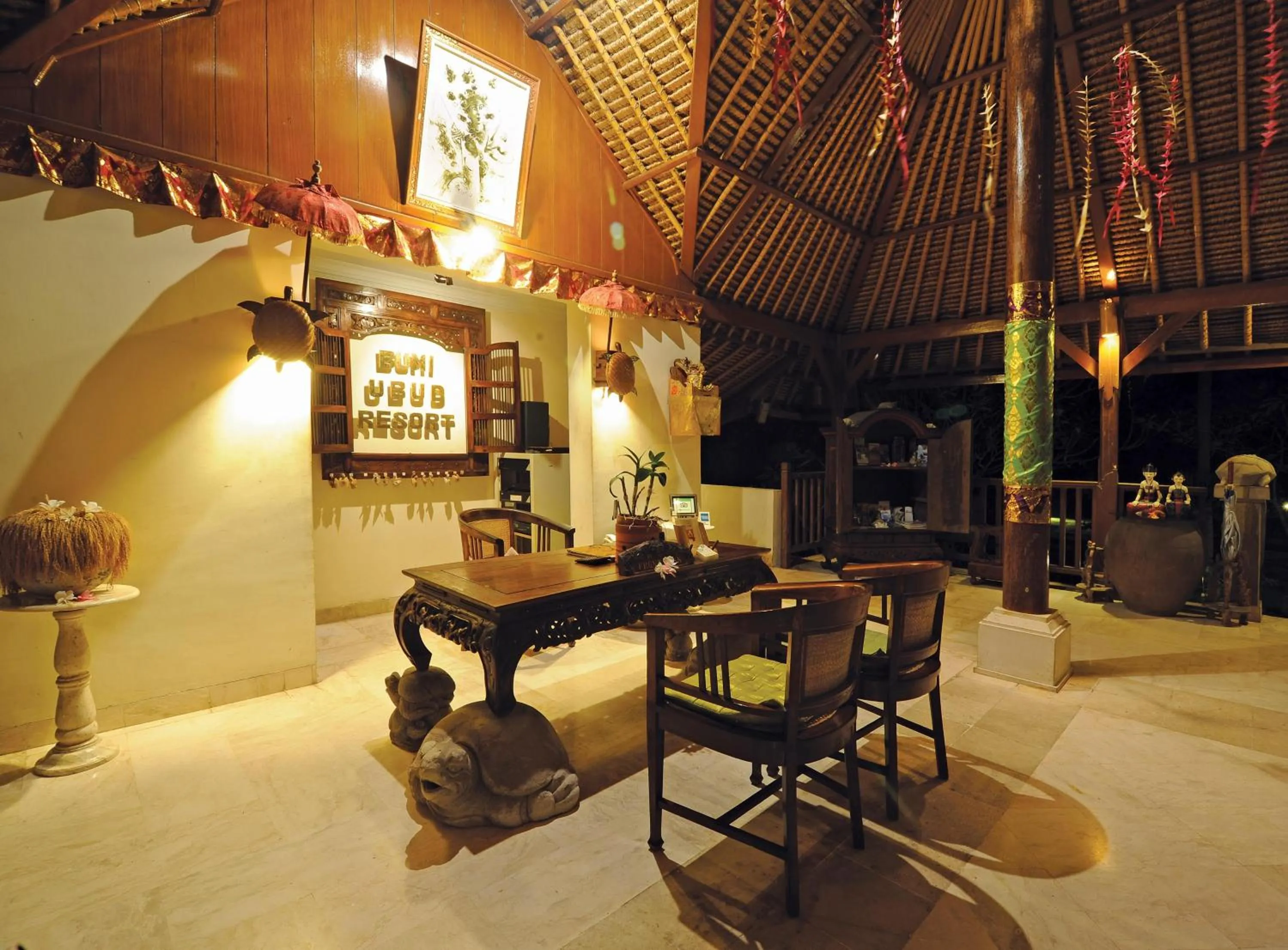 Lobby or reception in Bumi Ubud Resort