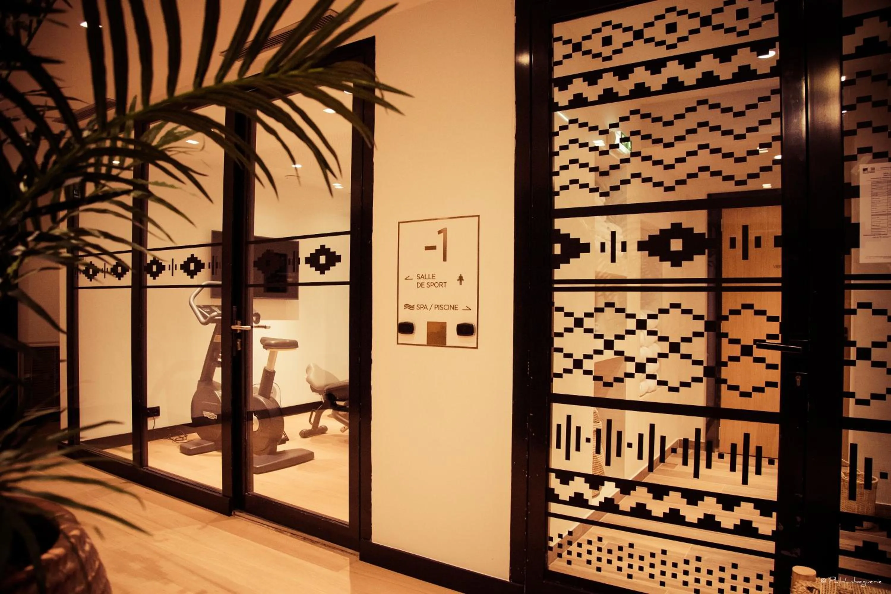 Fitness centre/facilities in Laz' Hotel Spa Urbain Paris