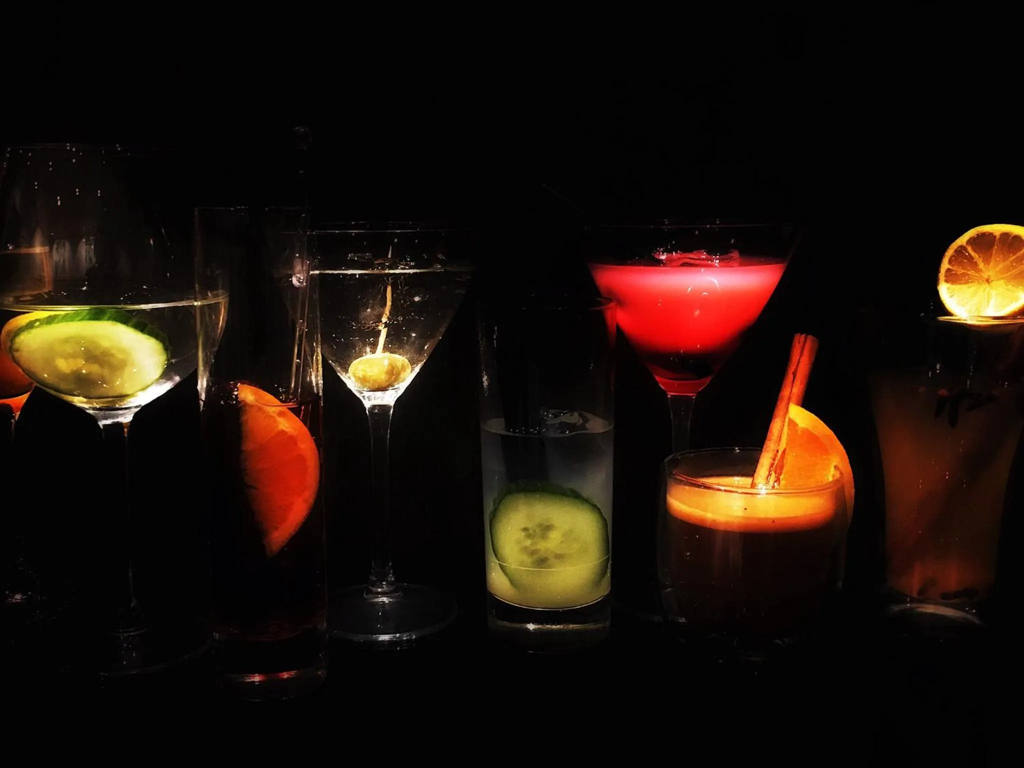 Drinks in arthausHOTEL