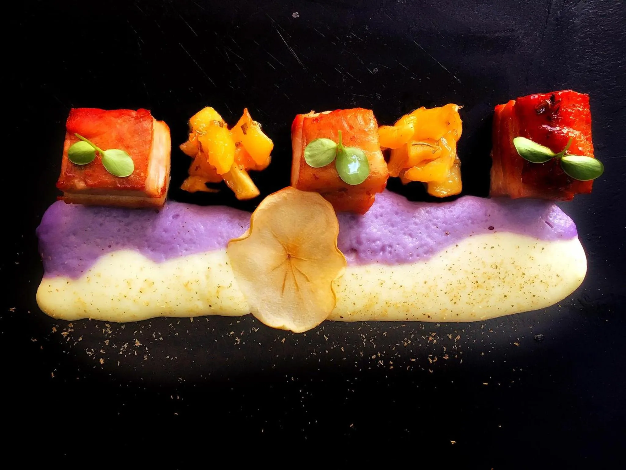 Food close-up in arthausHOTEL