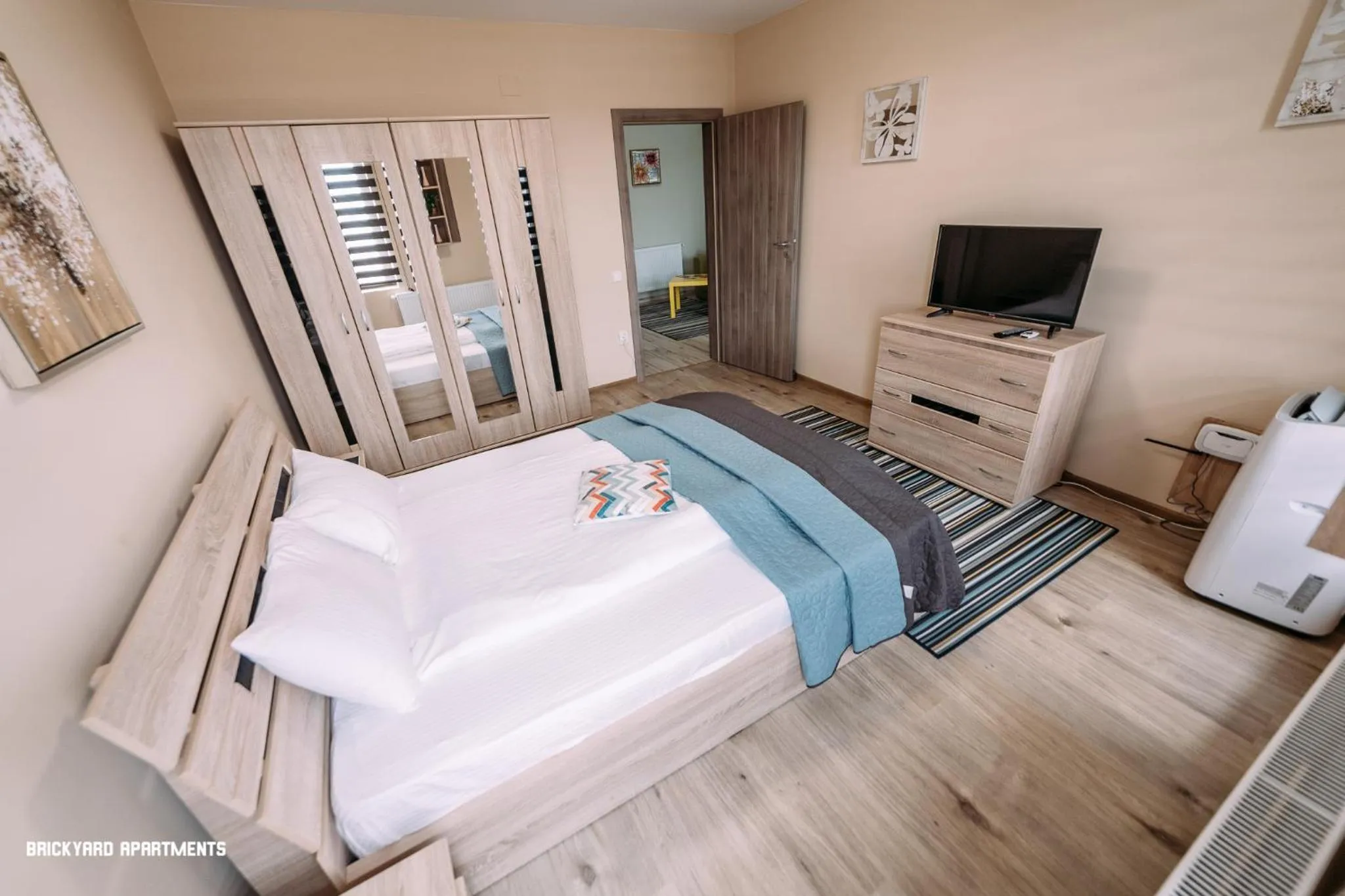 Bed in Brickyard Apartments Cluj