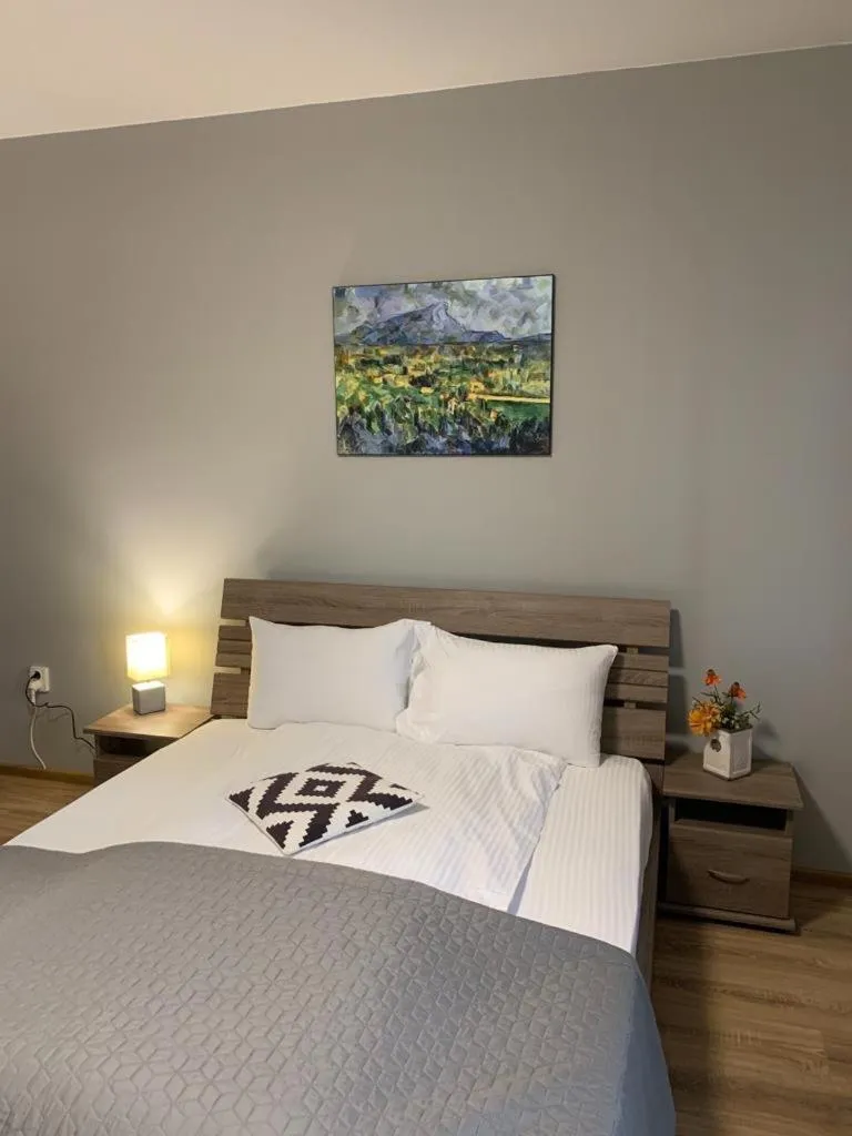 Bed in Brickyard Apartments Cluj