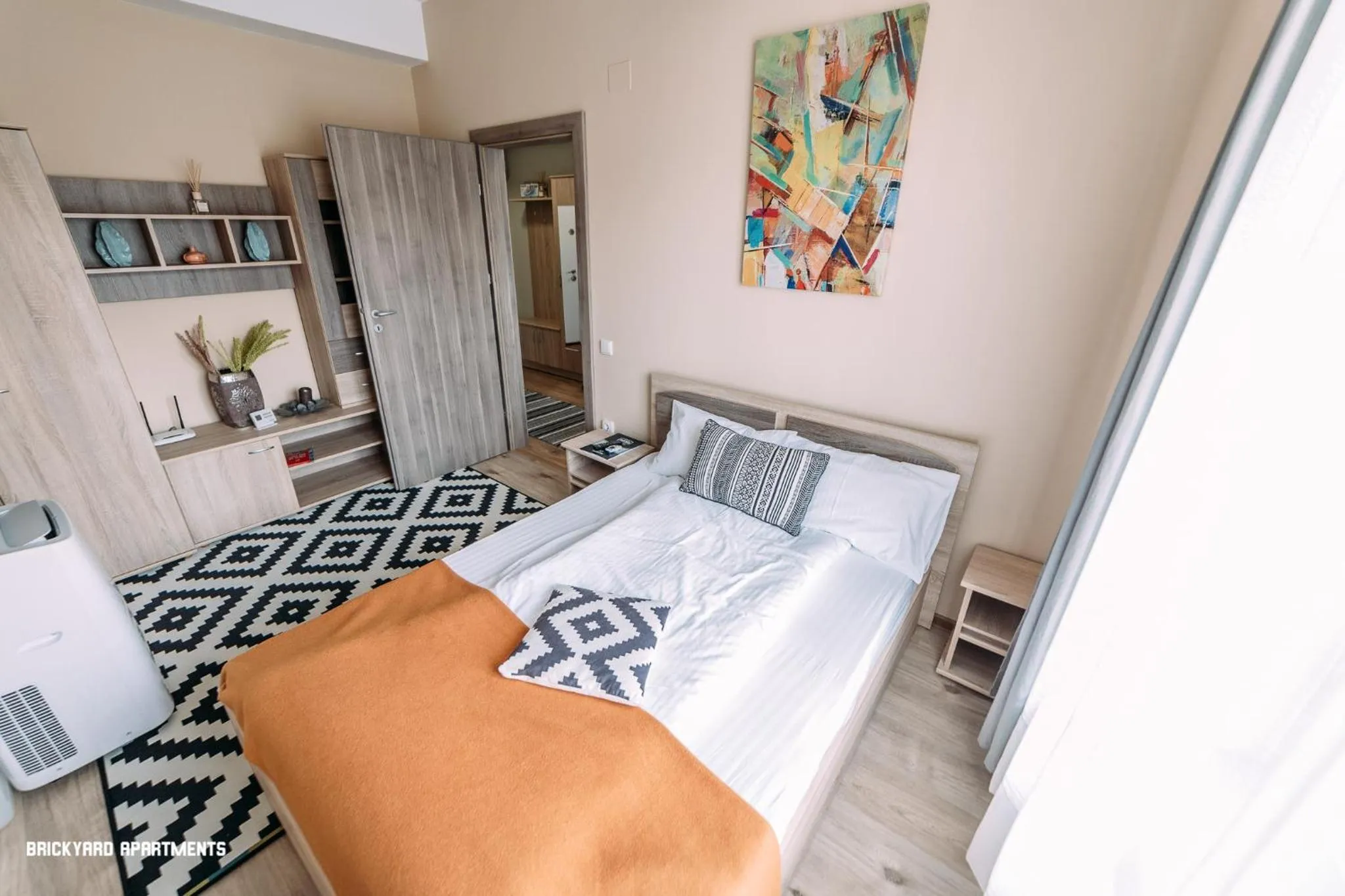 Bed in Brickyard Apartments Cluj