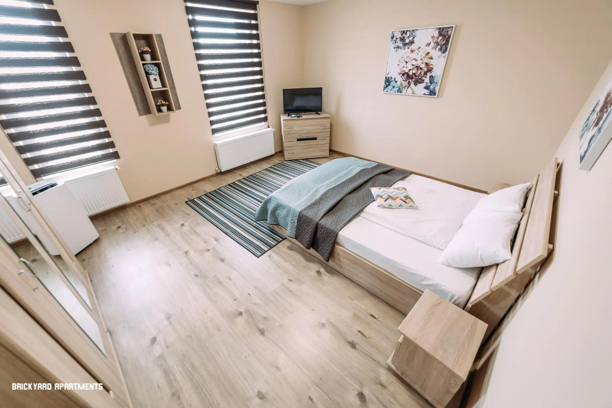 Bed in Brickyard Apartments Cluj