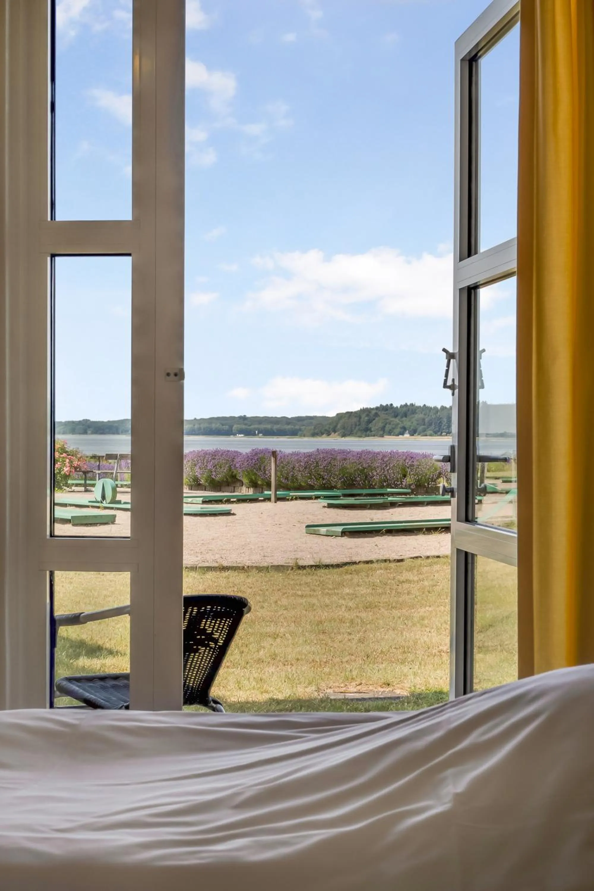 Bed in Hotel Pinenhus