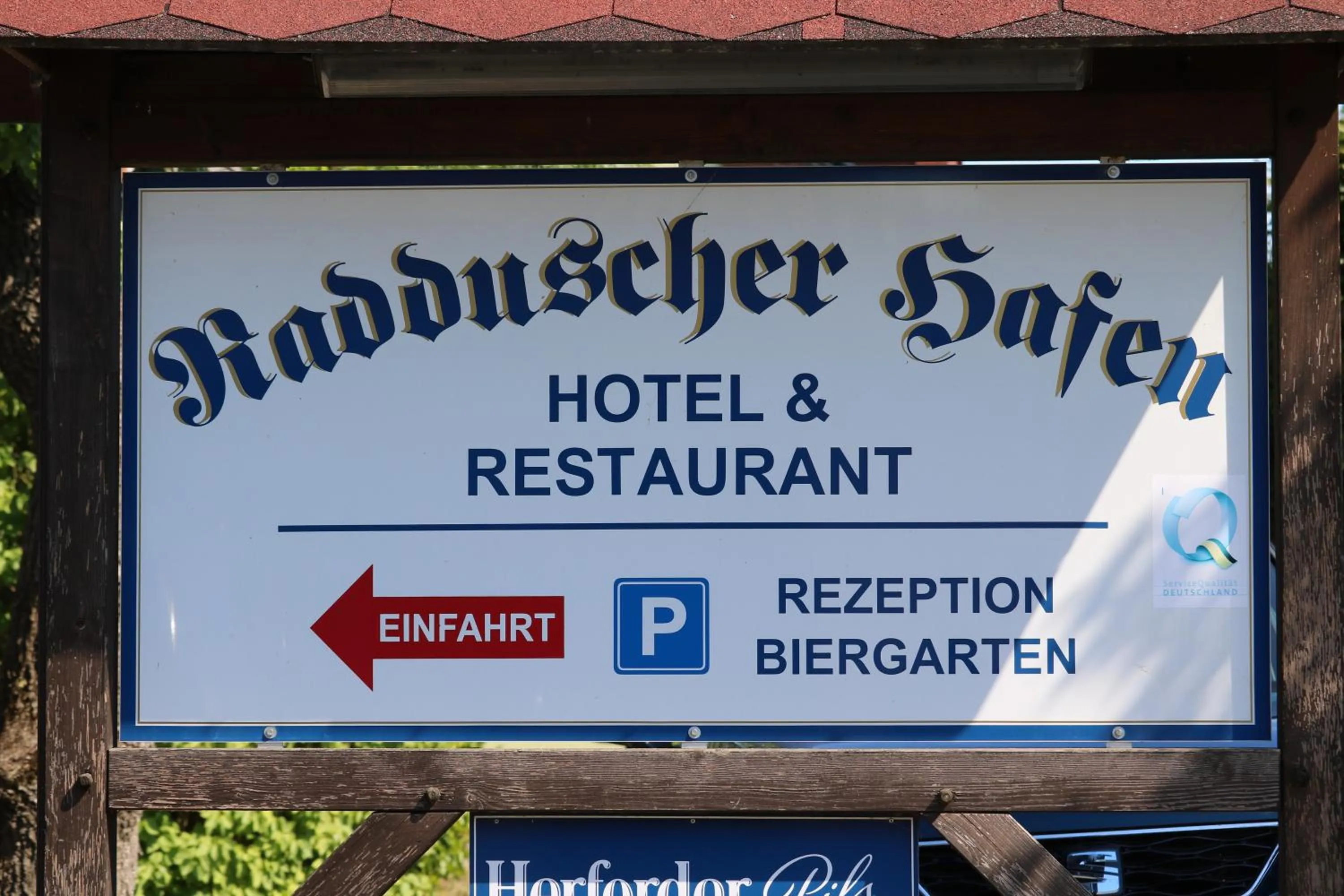Property logo or sign in Radduscher Hafen
