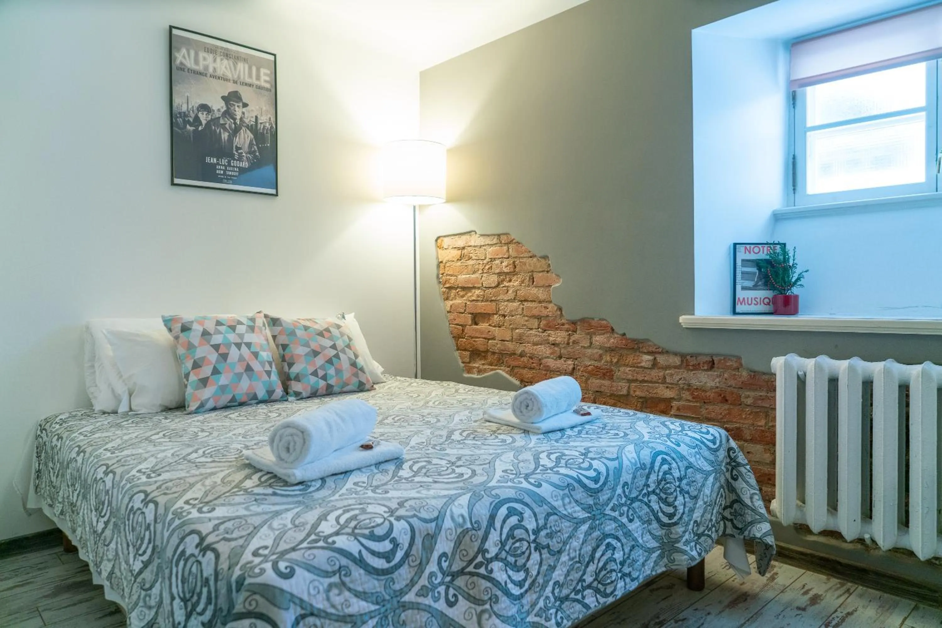 Bed in Godart Rooms Guesthouse