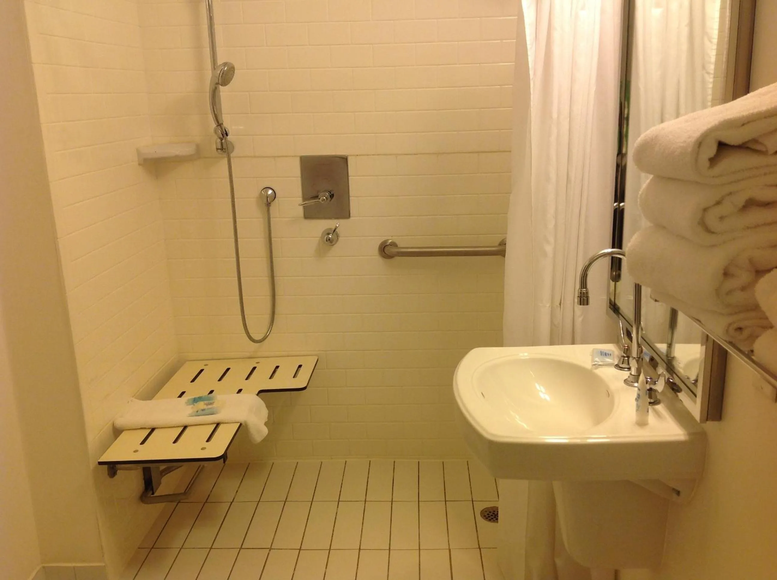 Bathroom in Wyndham Garden Manassas