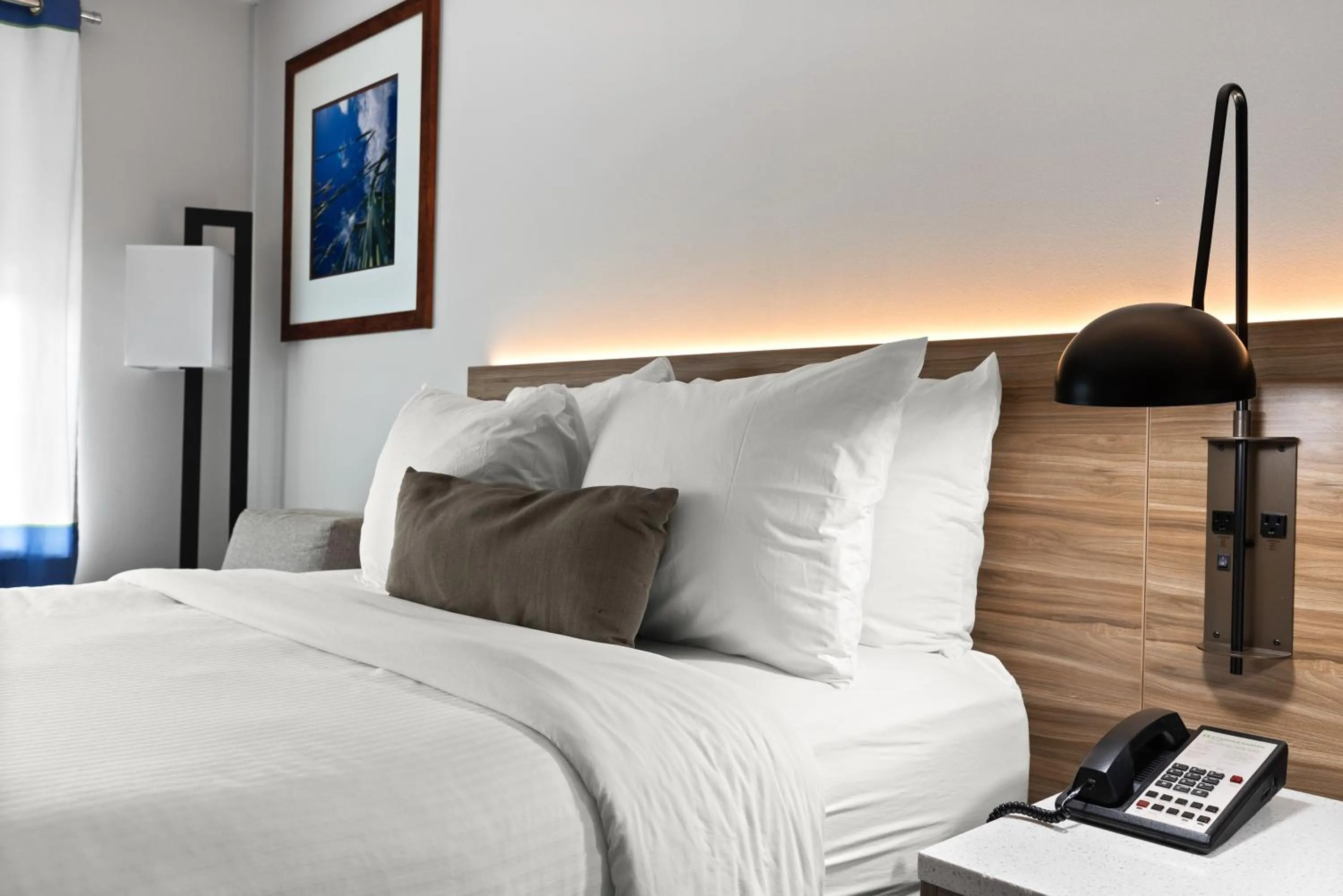 Bed in Wyndham Garden Manassas