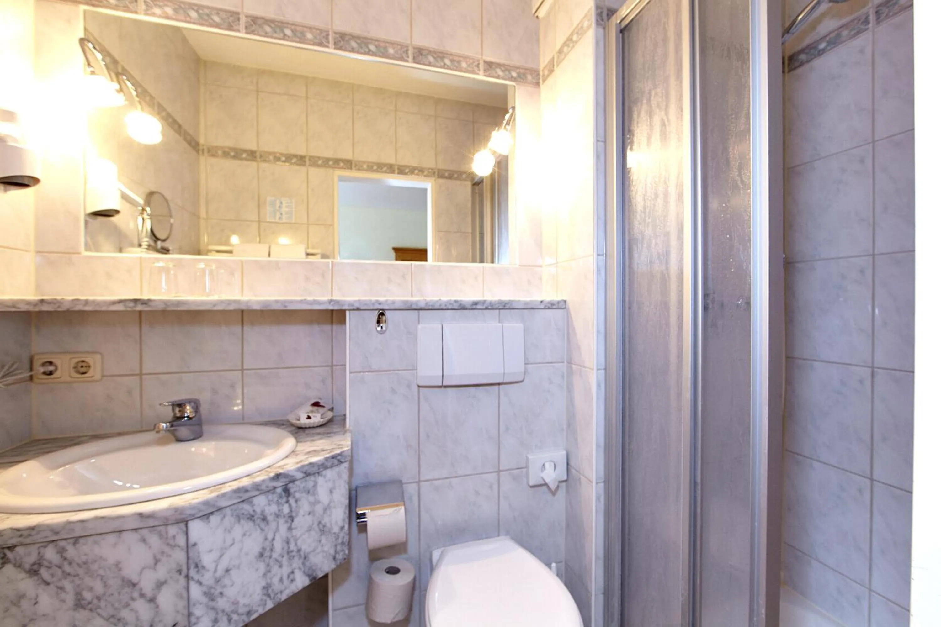 Bathroom in Alpenhotel Rieger