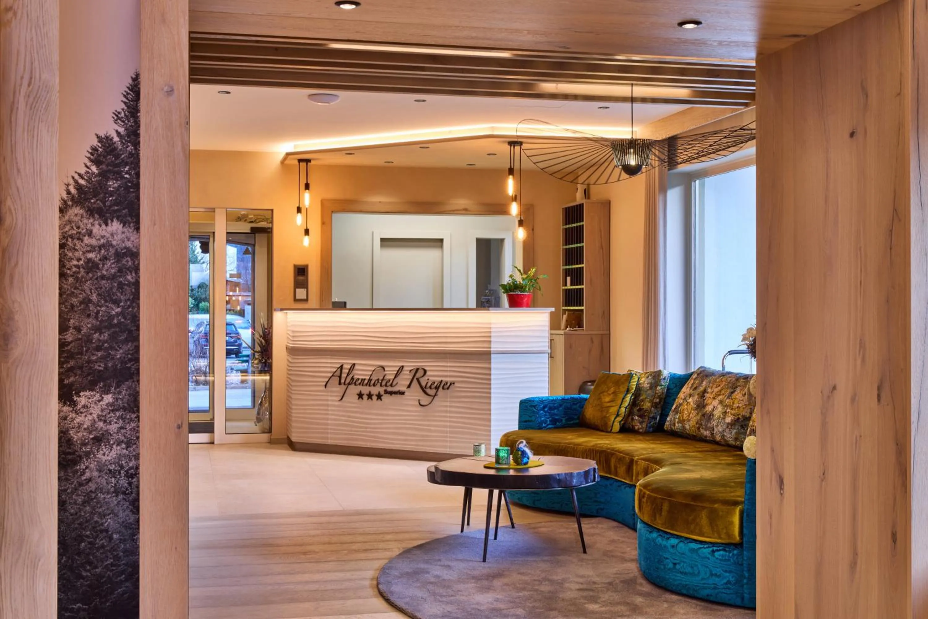 Lobby or reception in Alpenhotel Rieger