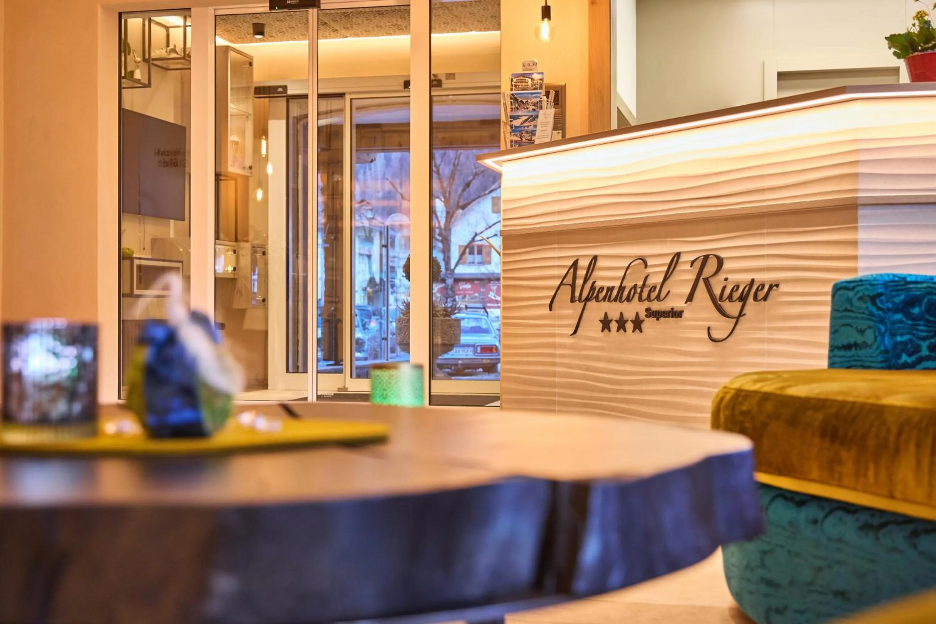 Lobby or reception in Alpenhotel Rieger