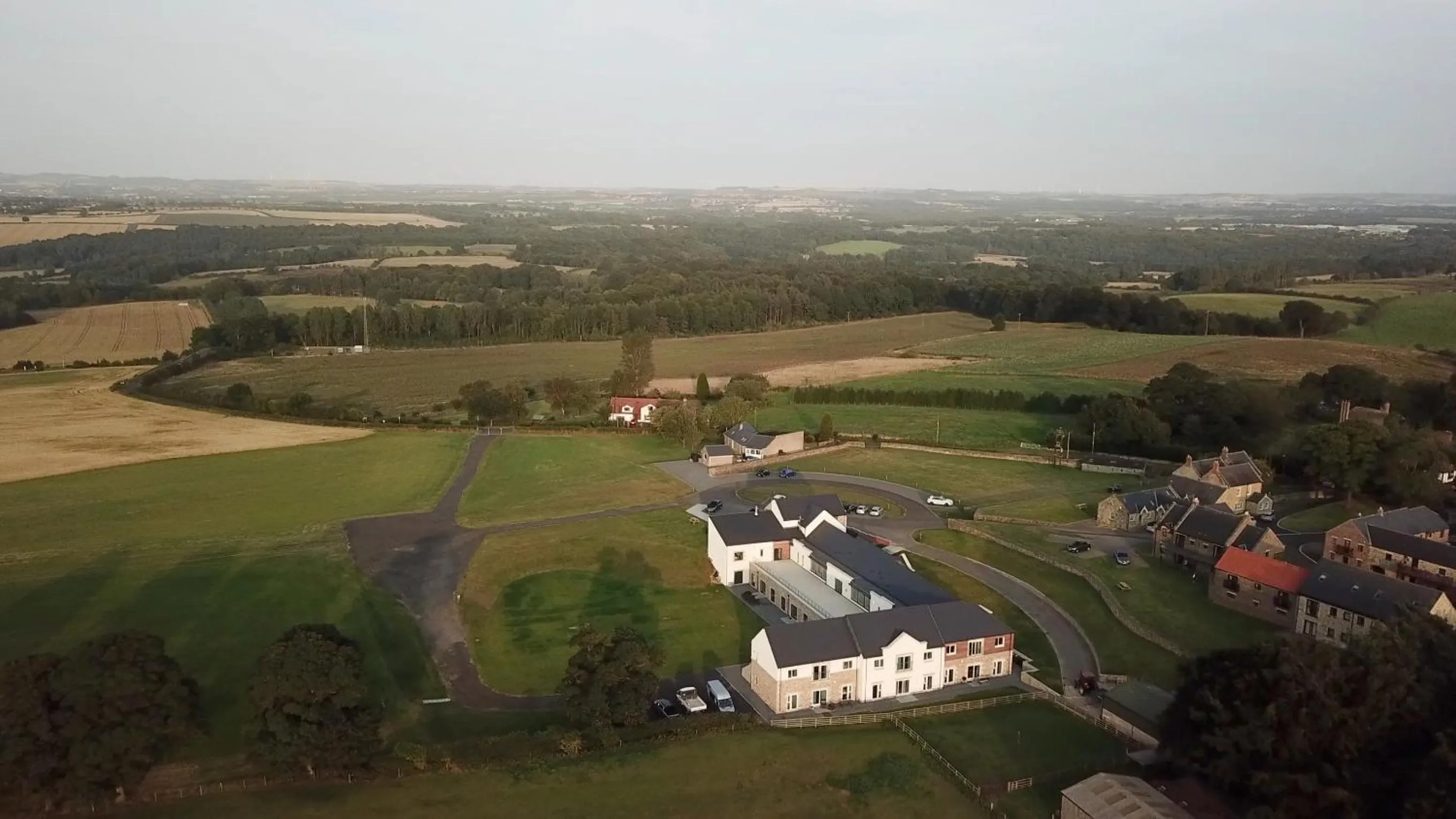 Bird's eye view in Plawsworth Hall Serviced Cottages and Apartments