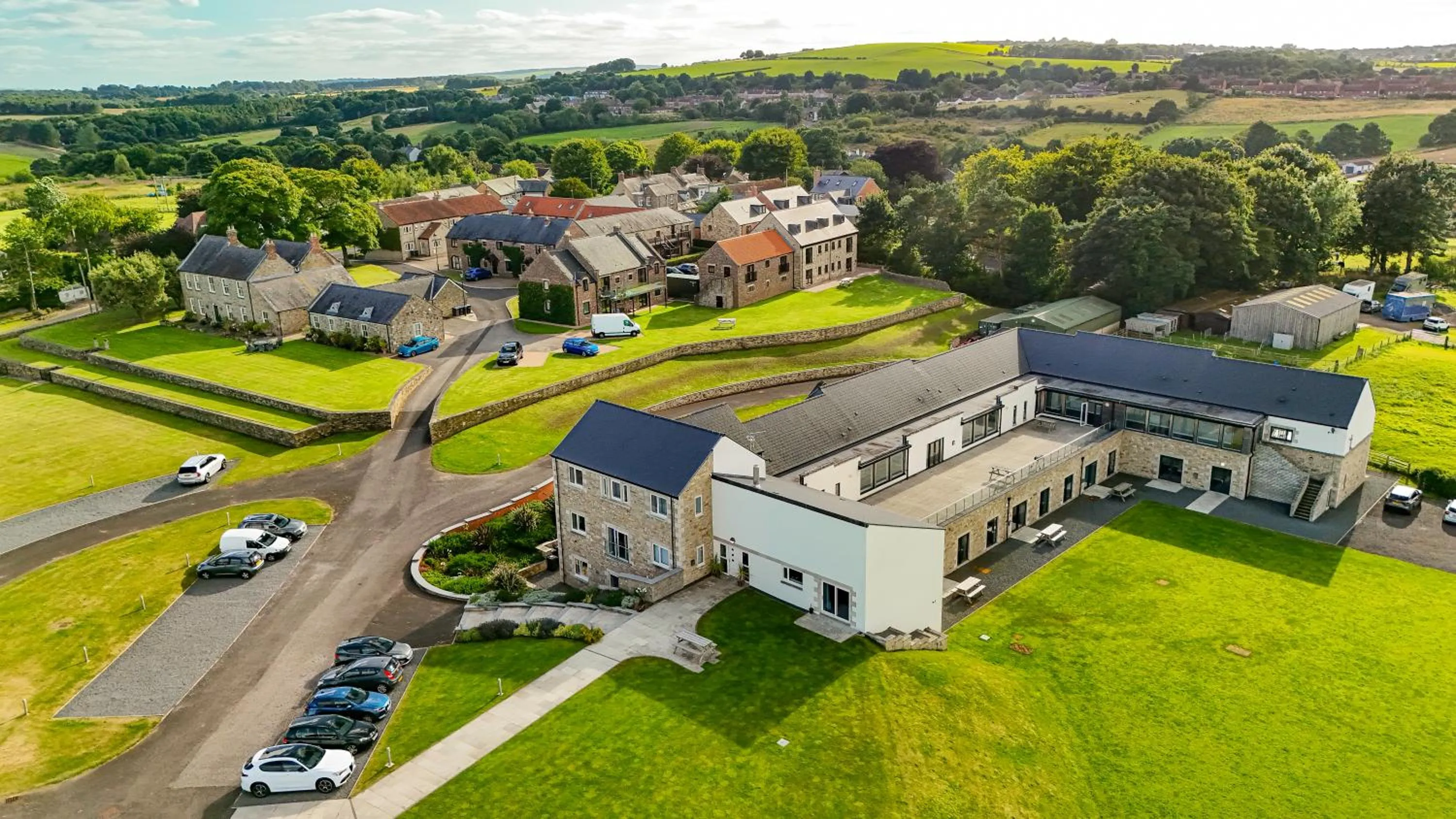 Property building in Plawsworth Hall Serviced Cottages and Apartments