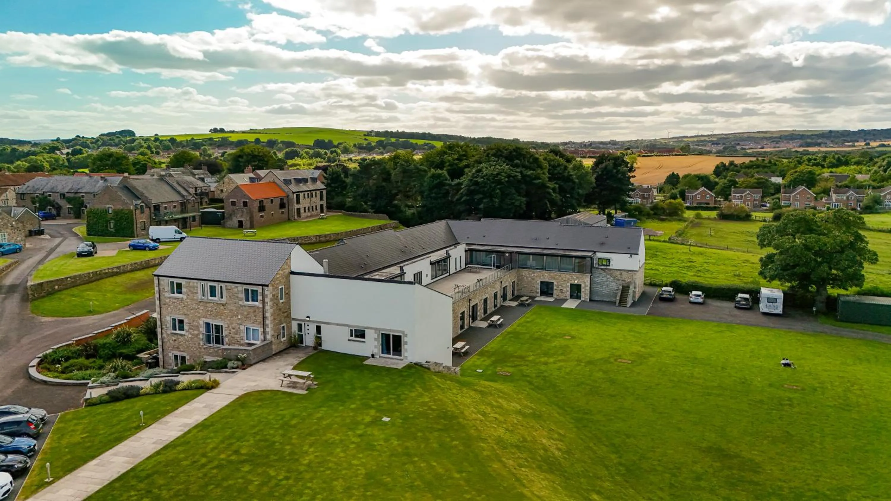Property building in Plawsworth Hall Serviced Cottages and Apartments