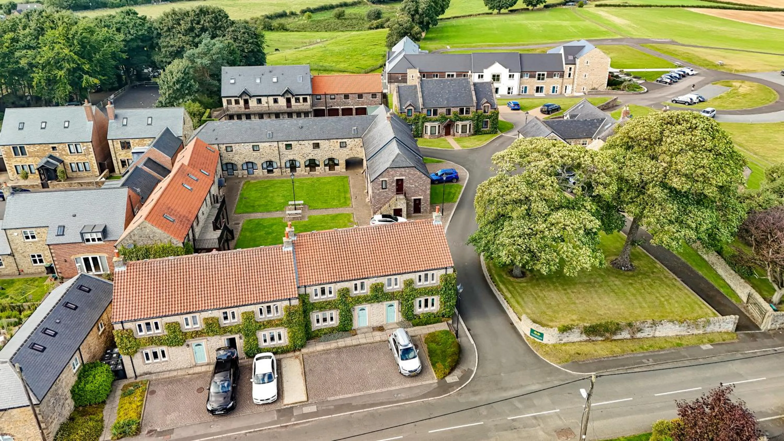 Property building in Plawsworth Hall Serviced Cottages and Apartments