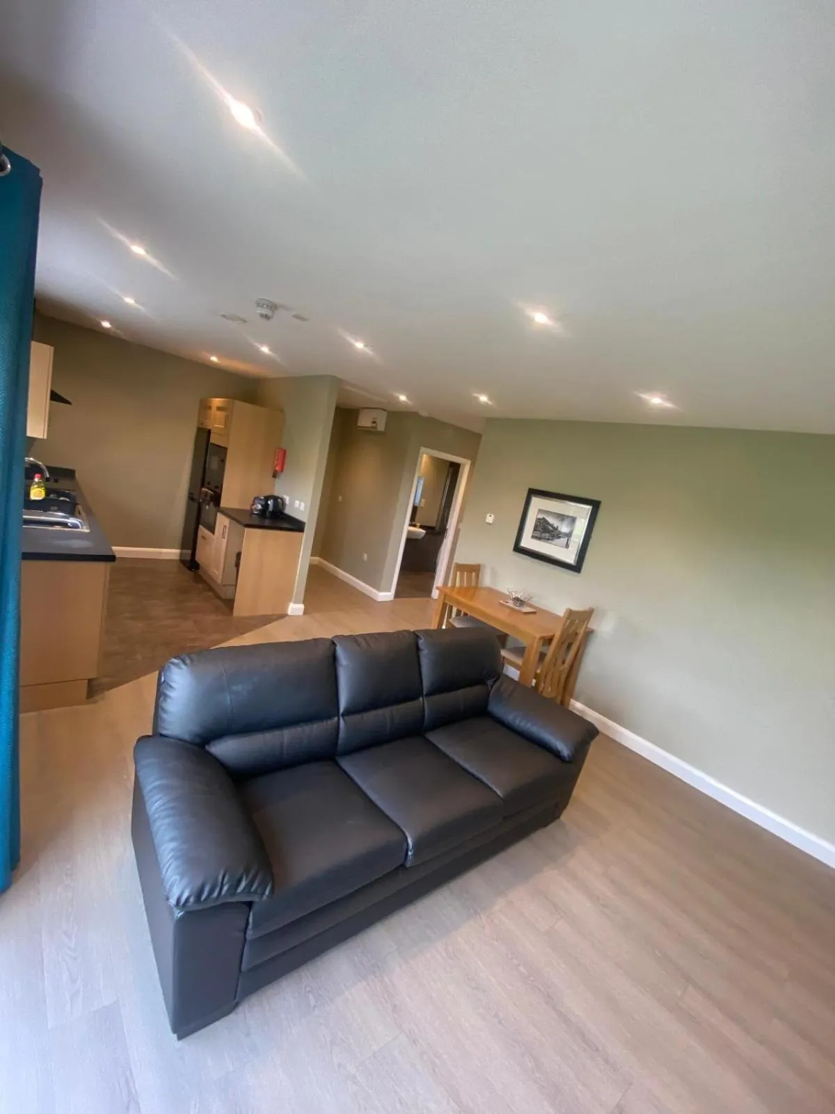 Kitchen or kitchenette in Plawsworth Hall Serviced Cottages and Apartments