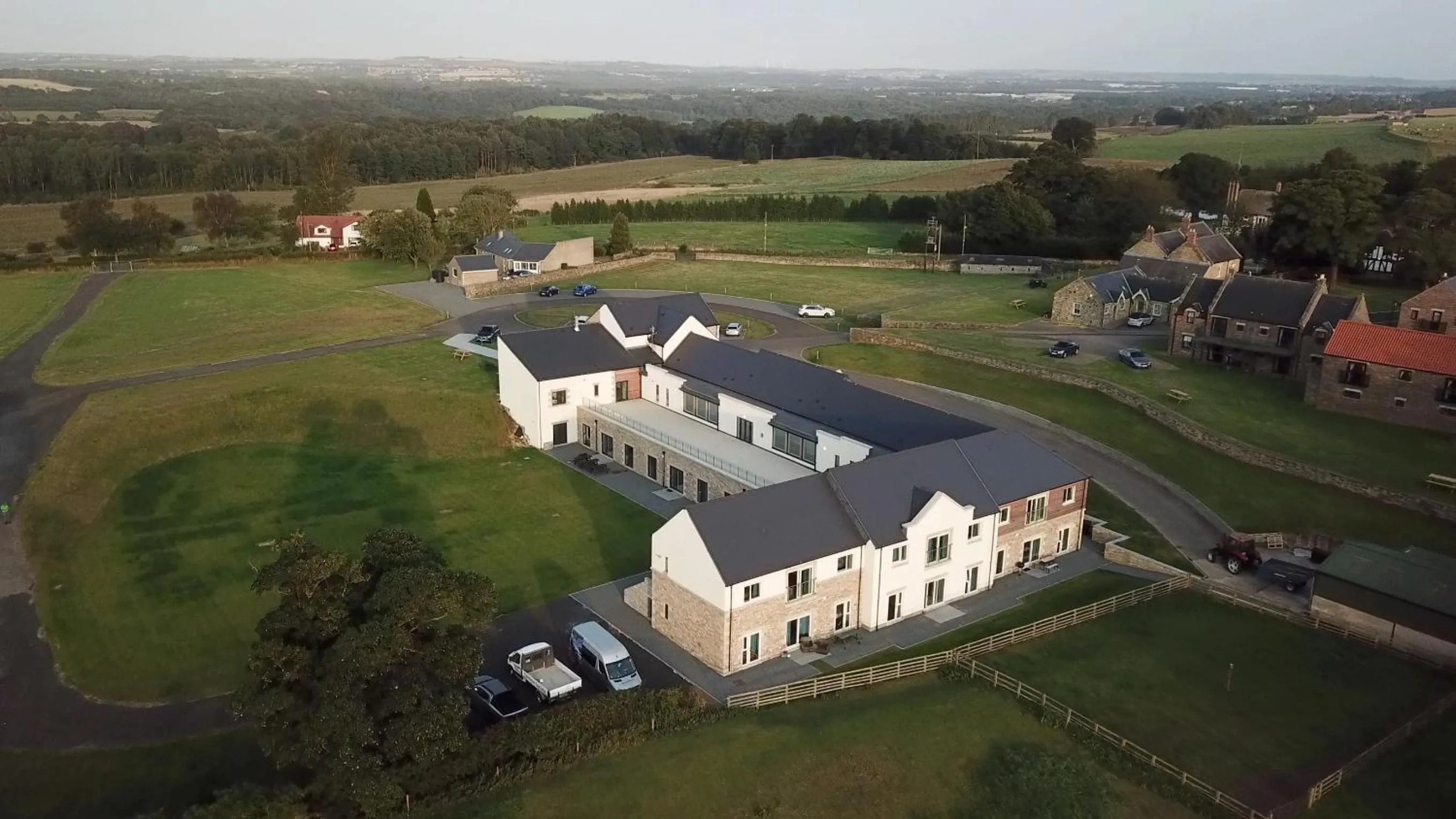 Property building in Plawsworth Hall Serviced Cottages and Apartments