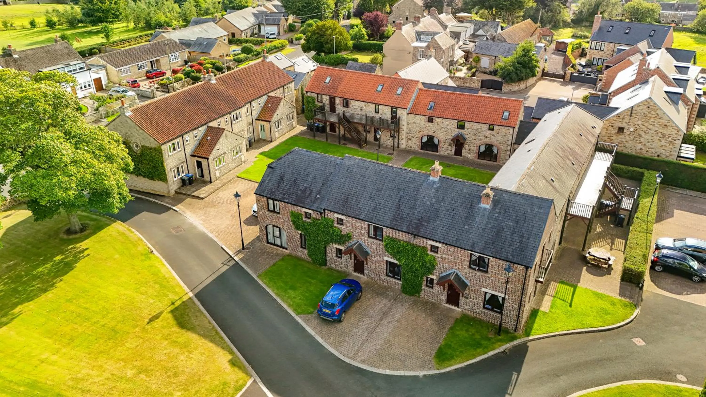 Bird's eye view in Plawsworth Hall Serviced Cottages and Apartments