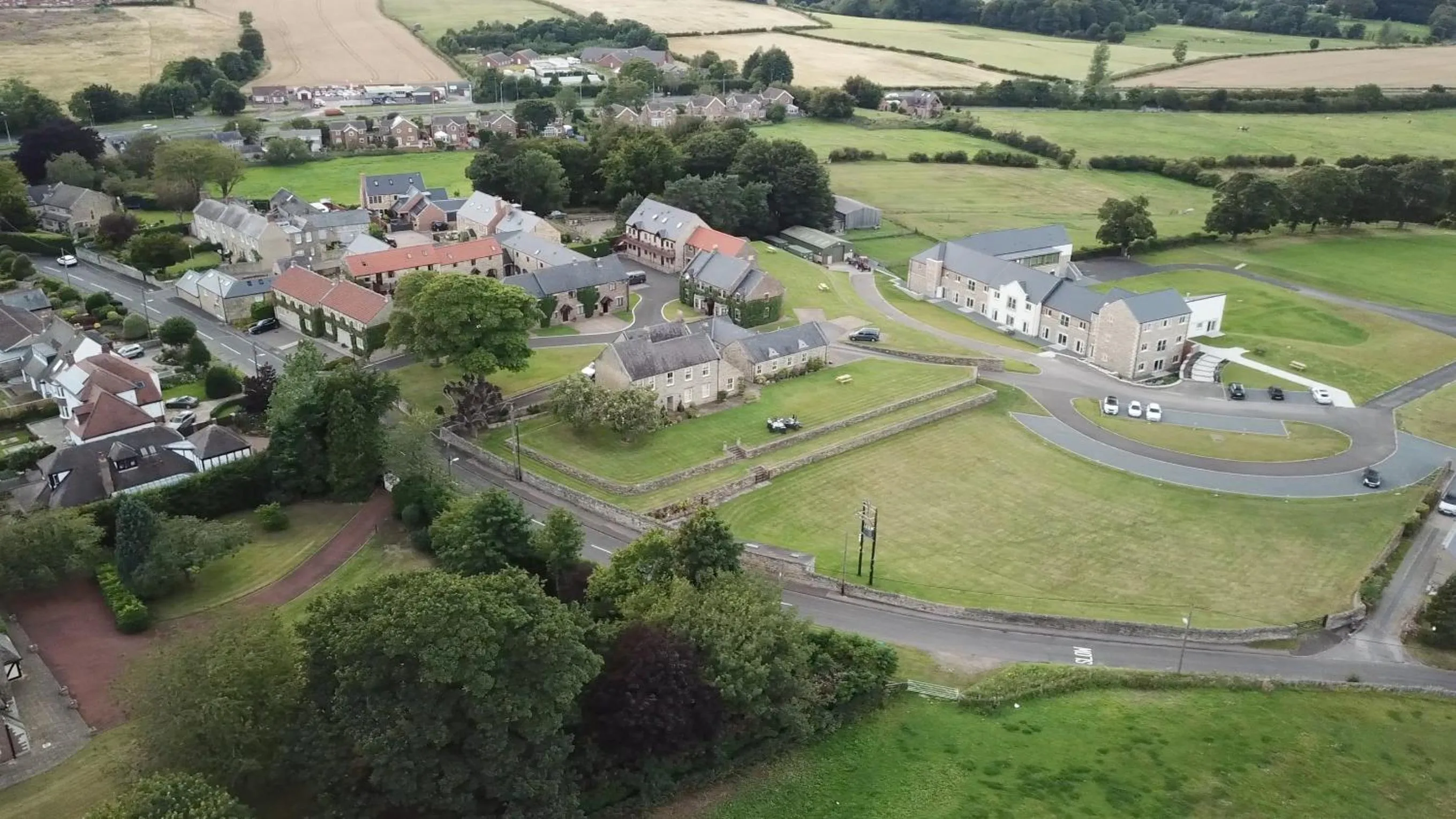 Property building in Plawsworth Hall Serviced Cottages and Apartments