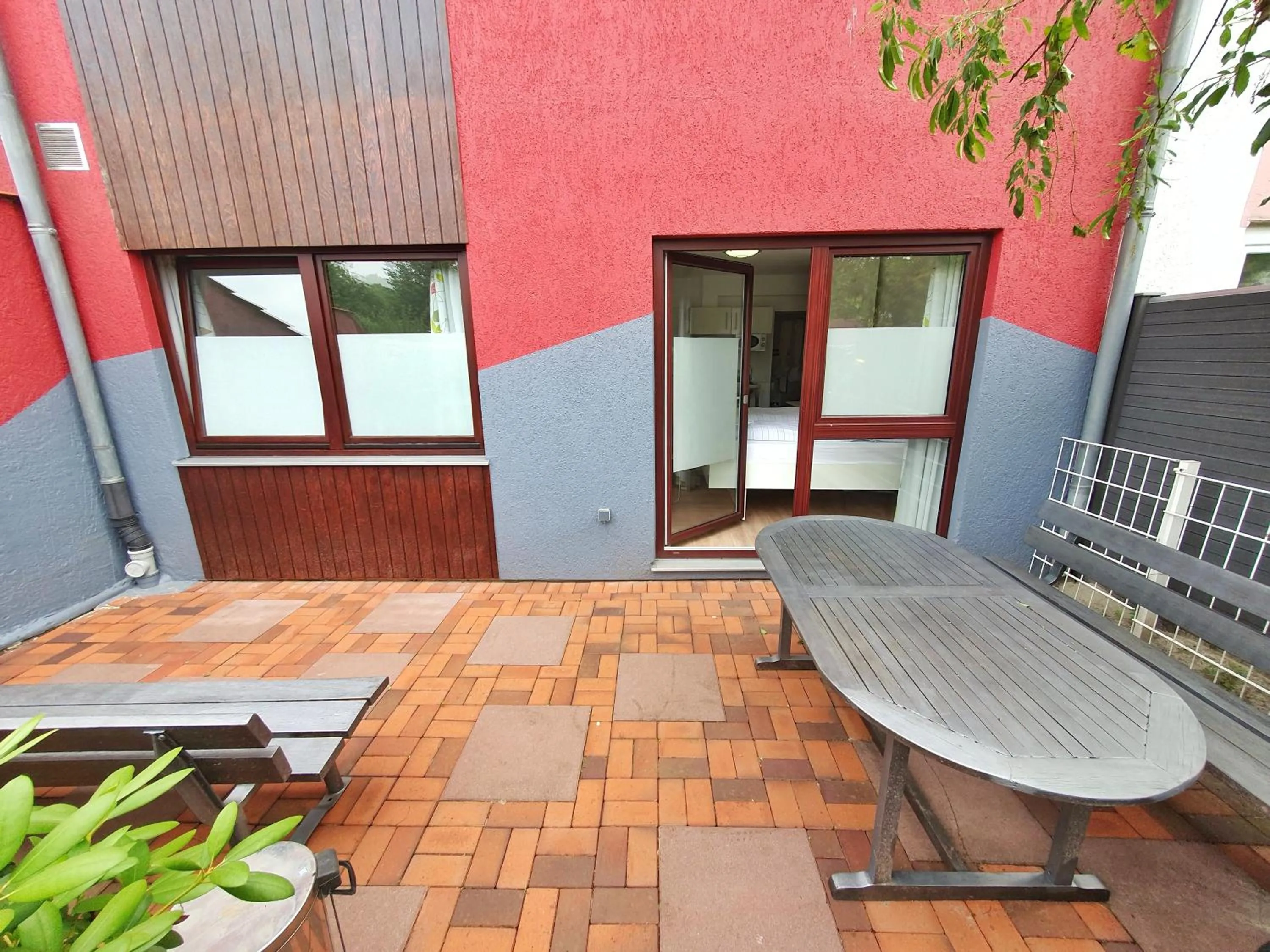 Patio in Aparthotel Jonas