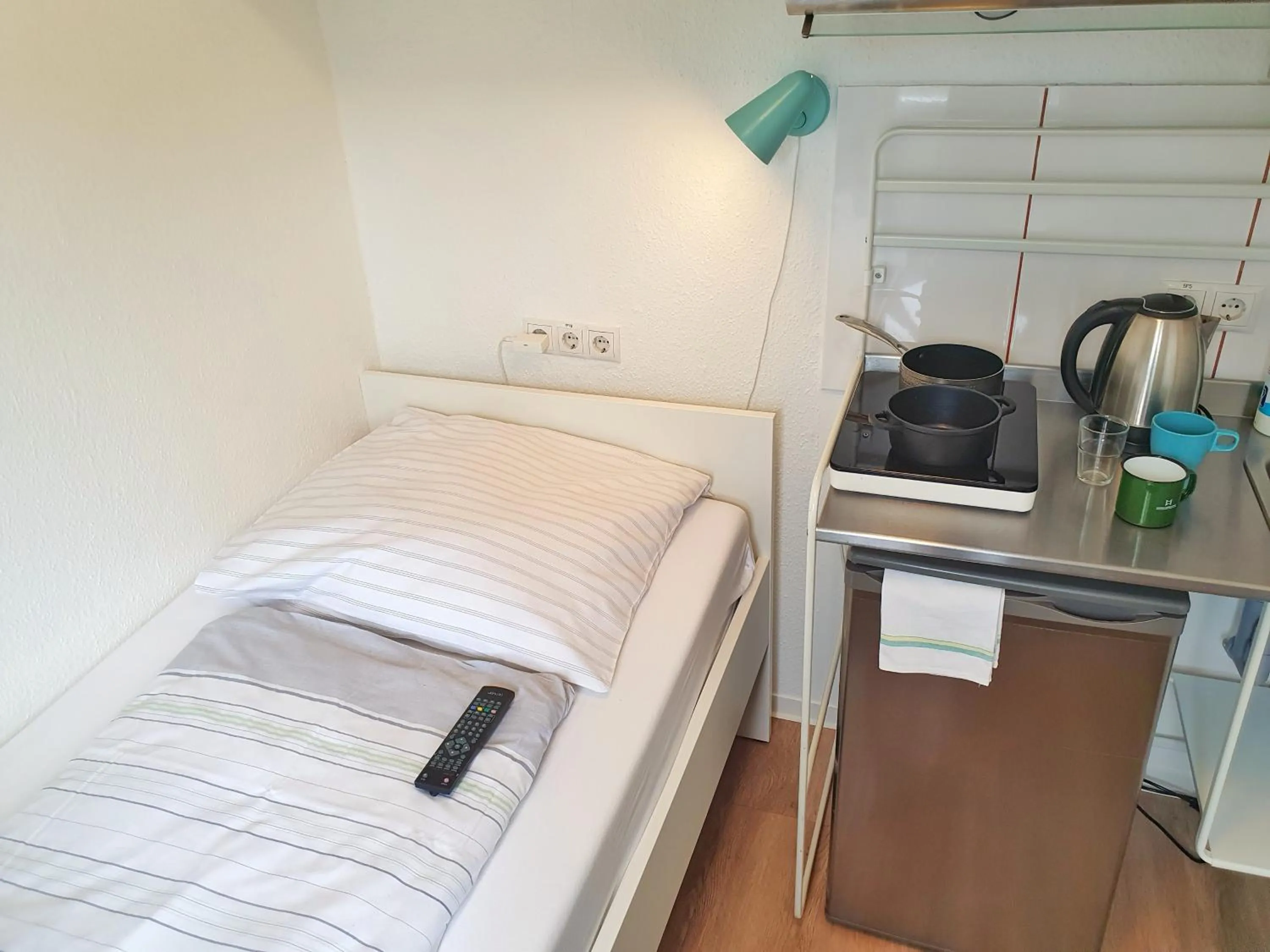 Bed in Aparthotel Jonas