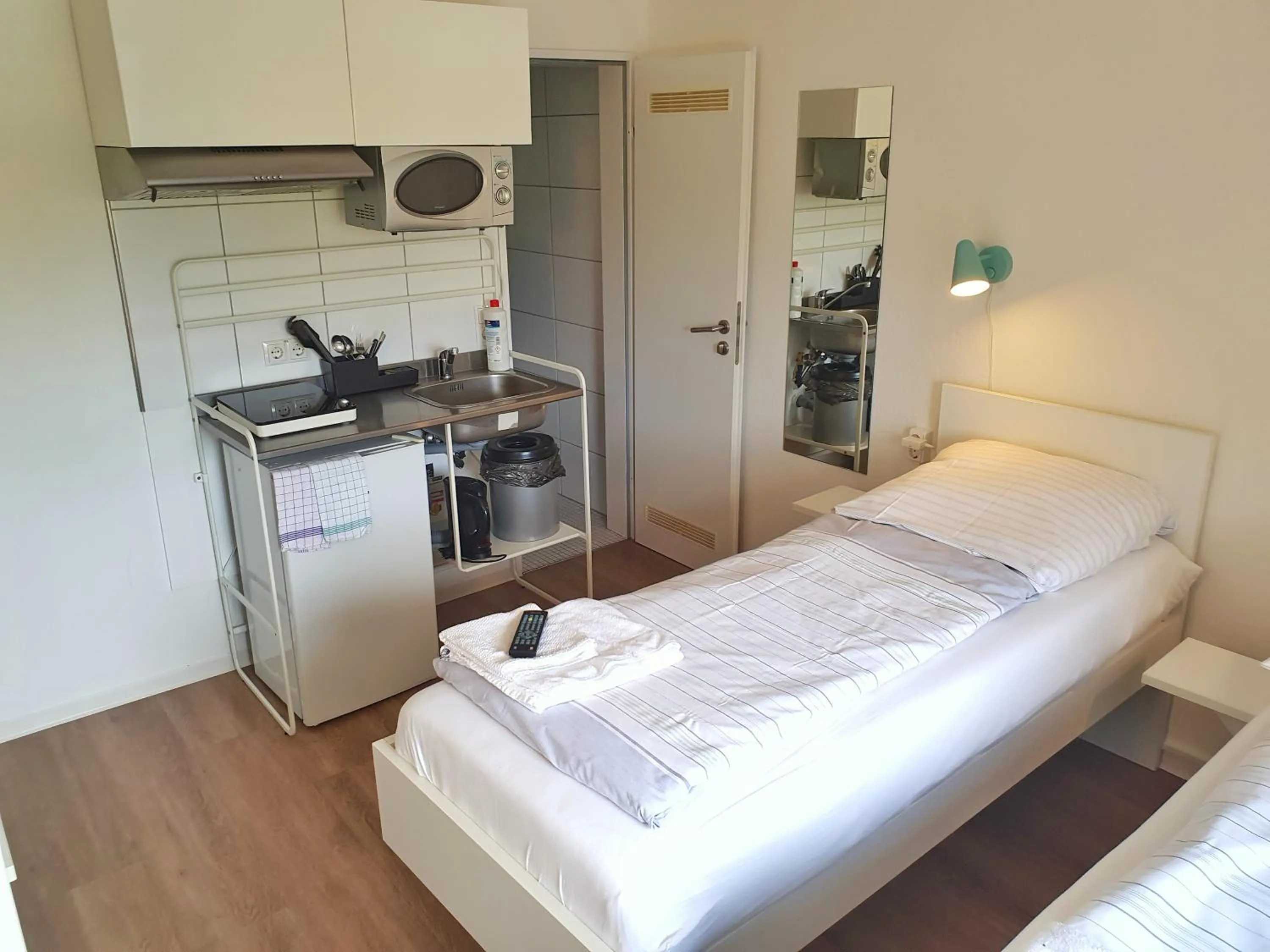 Bed in Aparthotel Jonas