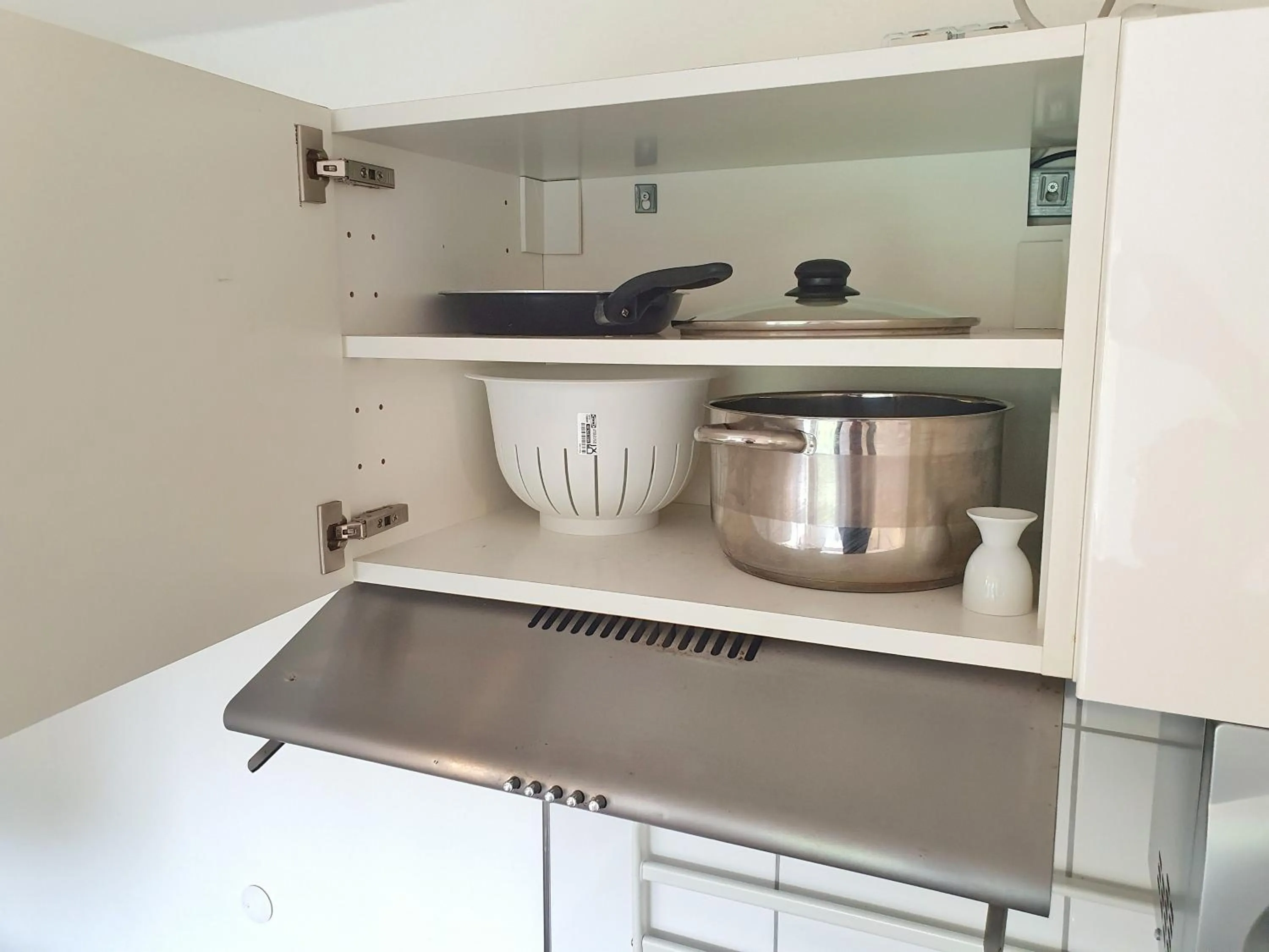 Kitchen or kitchenette in Aparthotel Jonas