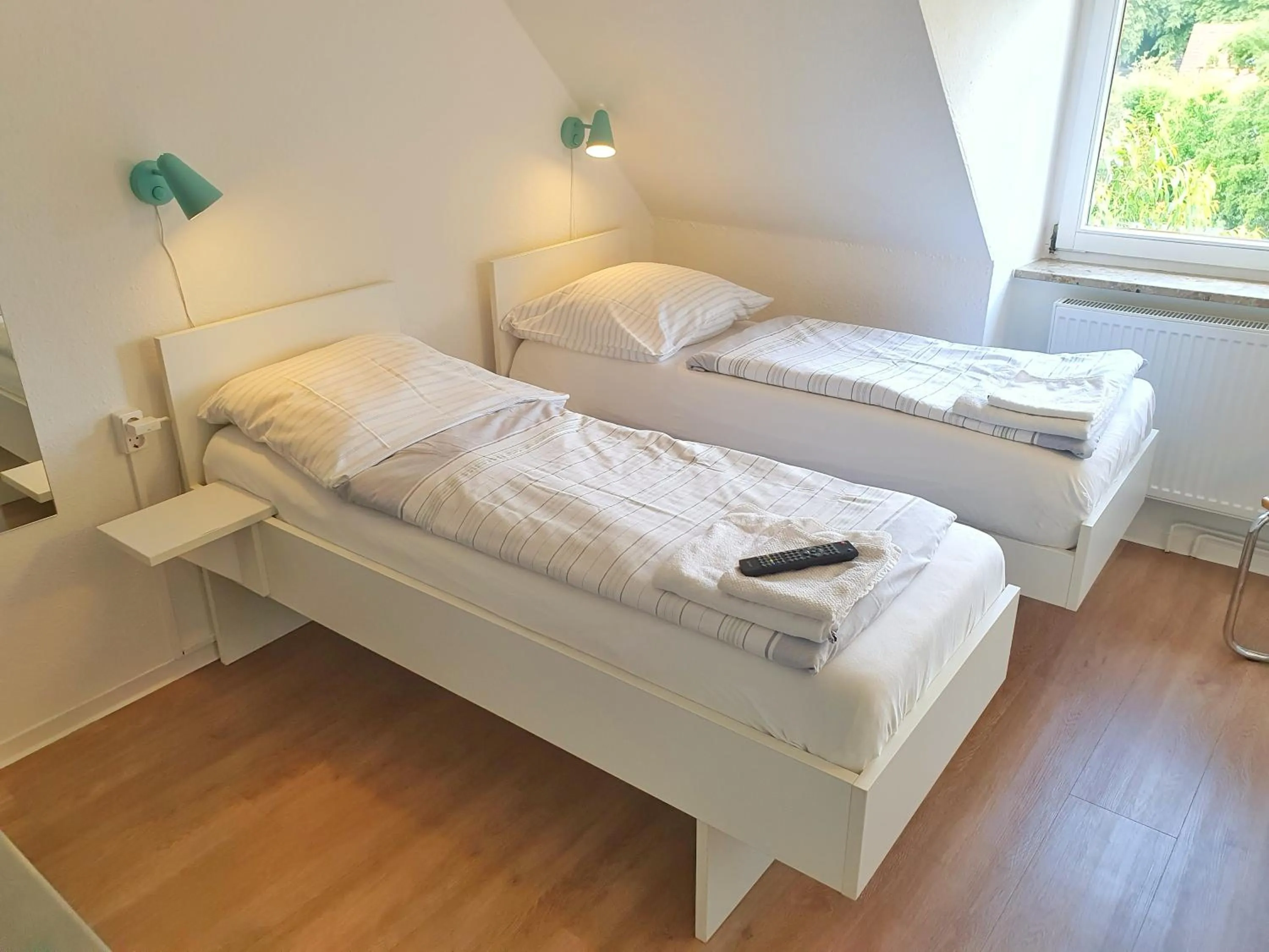 Bed in Aparthotel Jonas